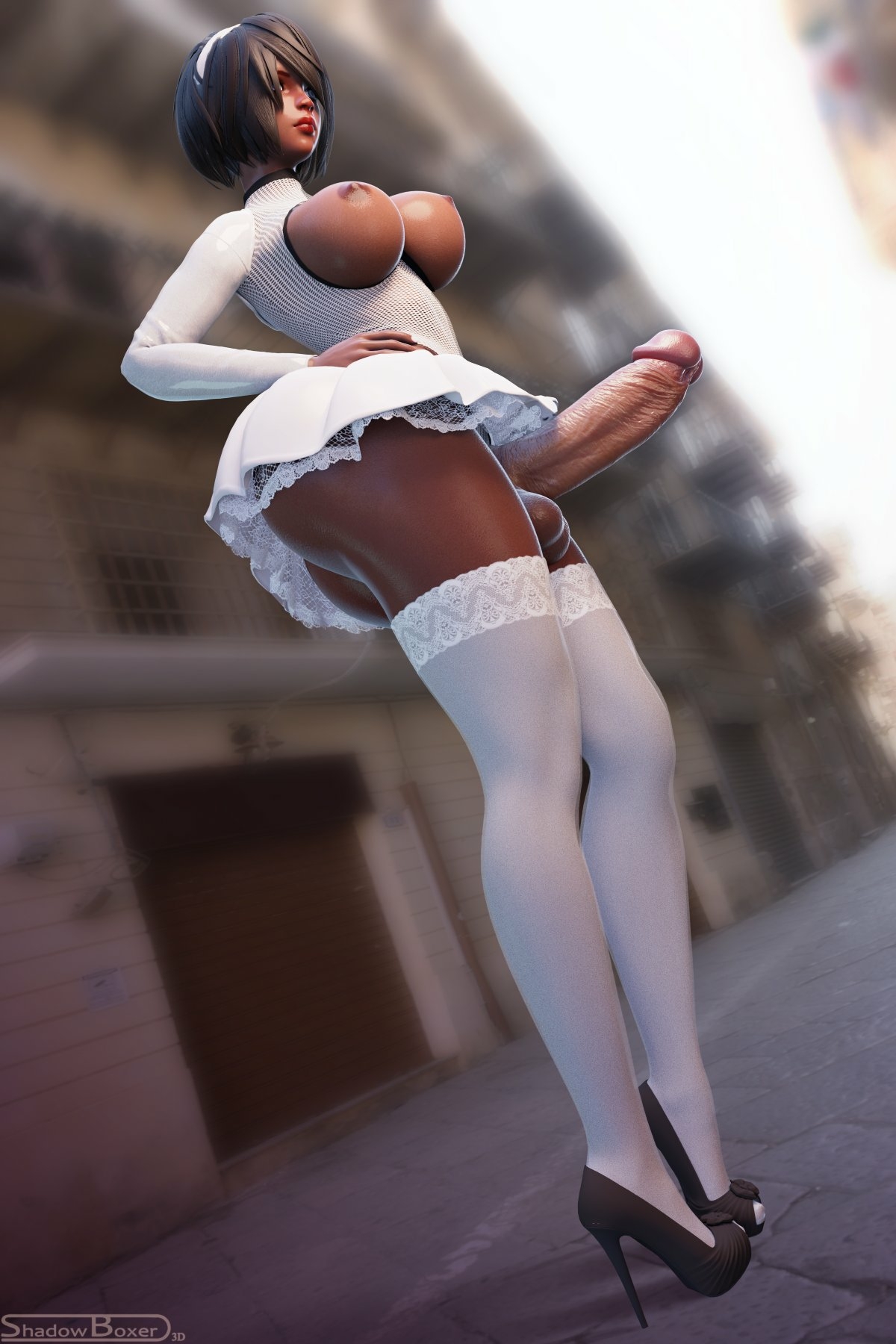 2P s 3D PP🍆 Yorha2b Nier Automata Futanari Futa Nipples Boobs Big boobs Cake Ass Big Ass Big Tits Tits Sexy Horny Face Horny 3d Porn