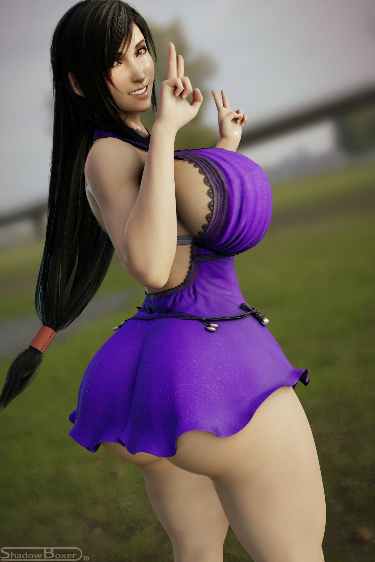 Tifa Tifa Lockhart Final Fantasy Nipples Lingerie Boobs Big boobs Cake Ass Big Ass Big Tits Tits Sexy Horny Face Horny 3d Porn
