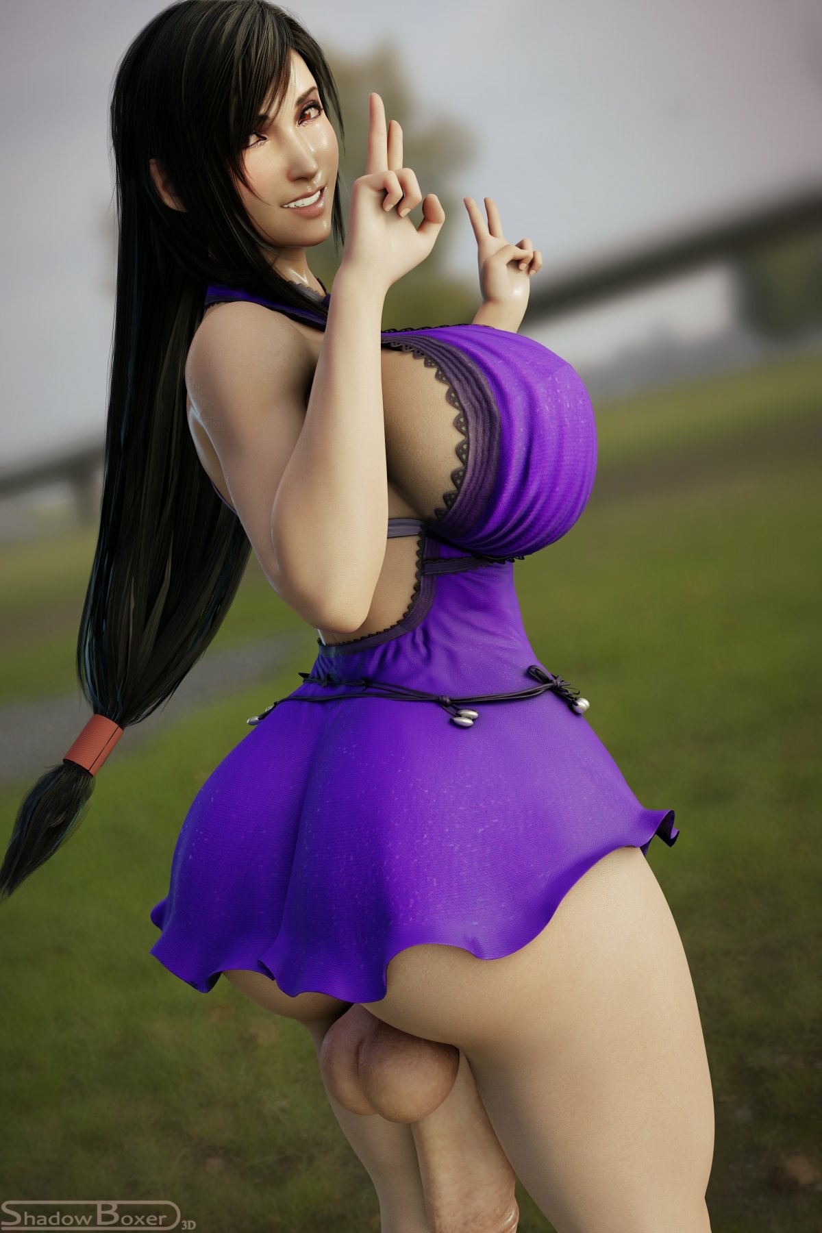 Tifa Tifa Lockhart Final Fantasy Futanari Futa Nipples Lingerie Boobs Big boobs Cake Ass Big Ass Big Tits Tits Sexy Horny Face Horny 3d Porn