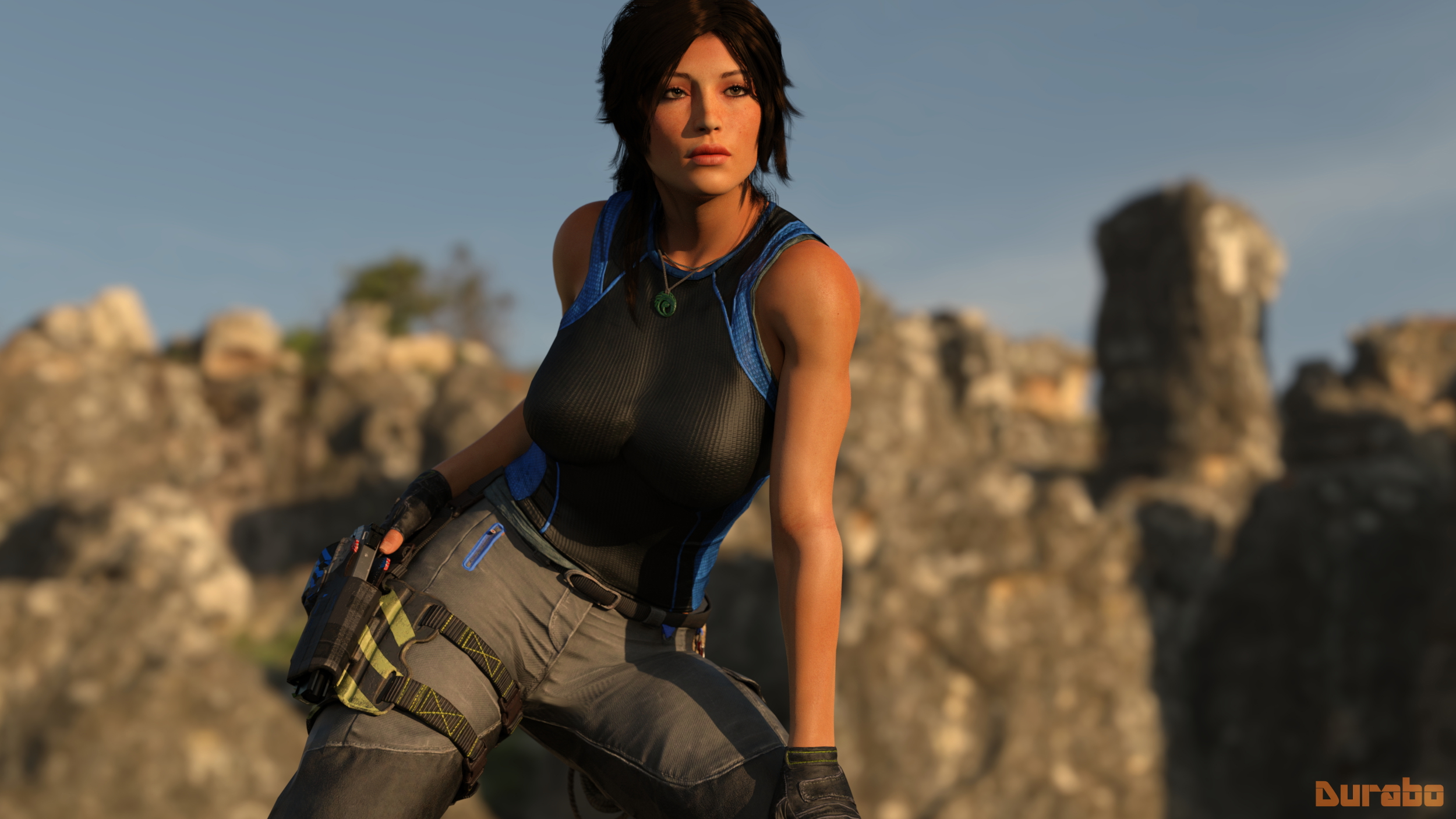 Lara Croft Lara Croft Tomb Raider Nude Pinup Solo 4