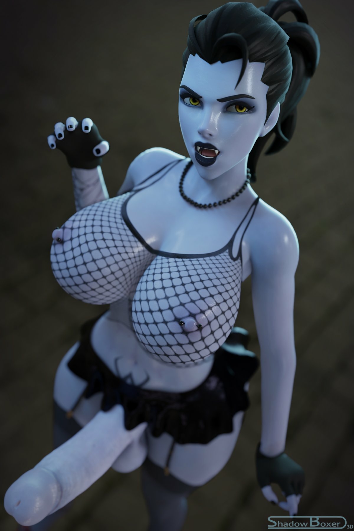 🍆Widow vampire Widowmaker Overwatch Futanari Futa Lingerie Nipples Boobs Big boobs Cake Ass Big Ass Big Tits Tits Sexy Horny Face Horny 3d Porn