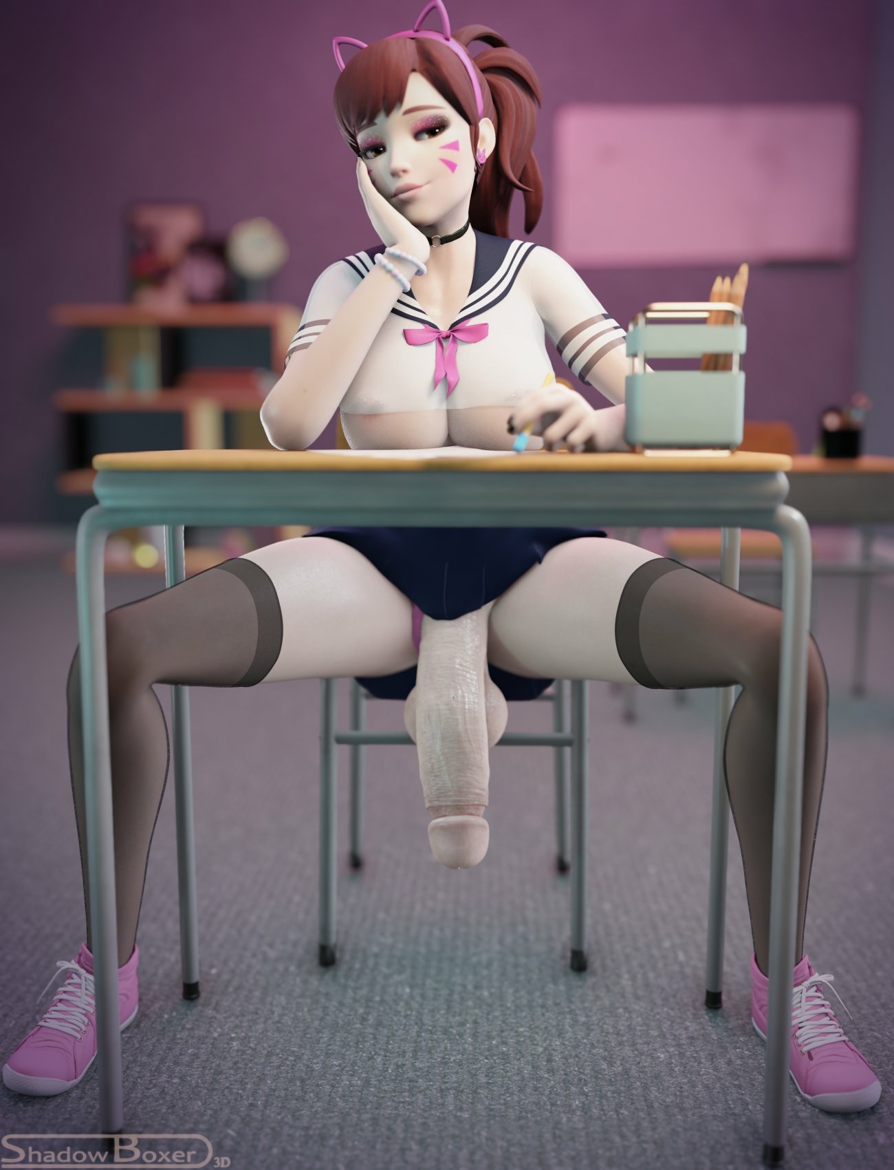 Dva getting some ideas🥵 Overwatch Dva (overwatch) Nipples Futanari Futa On Female Futa Boobs Big boobs Cake Ass Big Ass Big Tits Tits Sexy Horny Face Horny 3d Porn