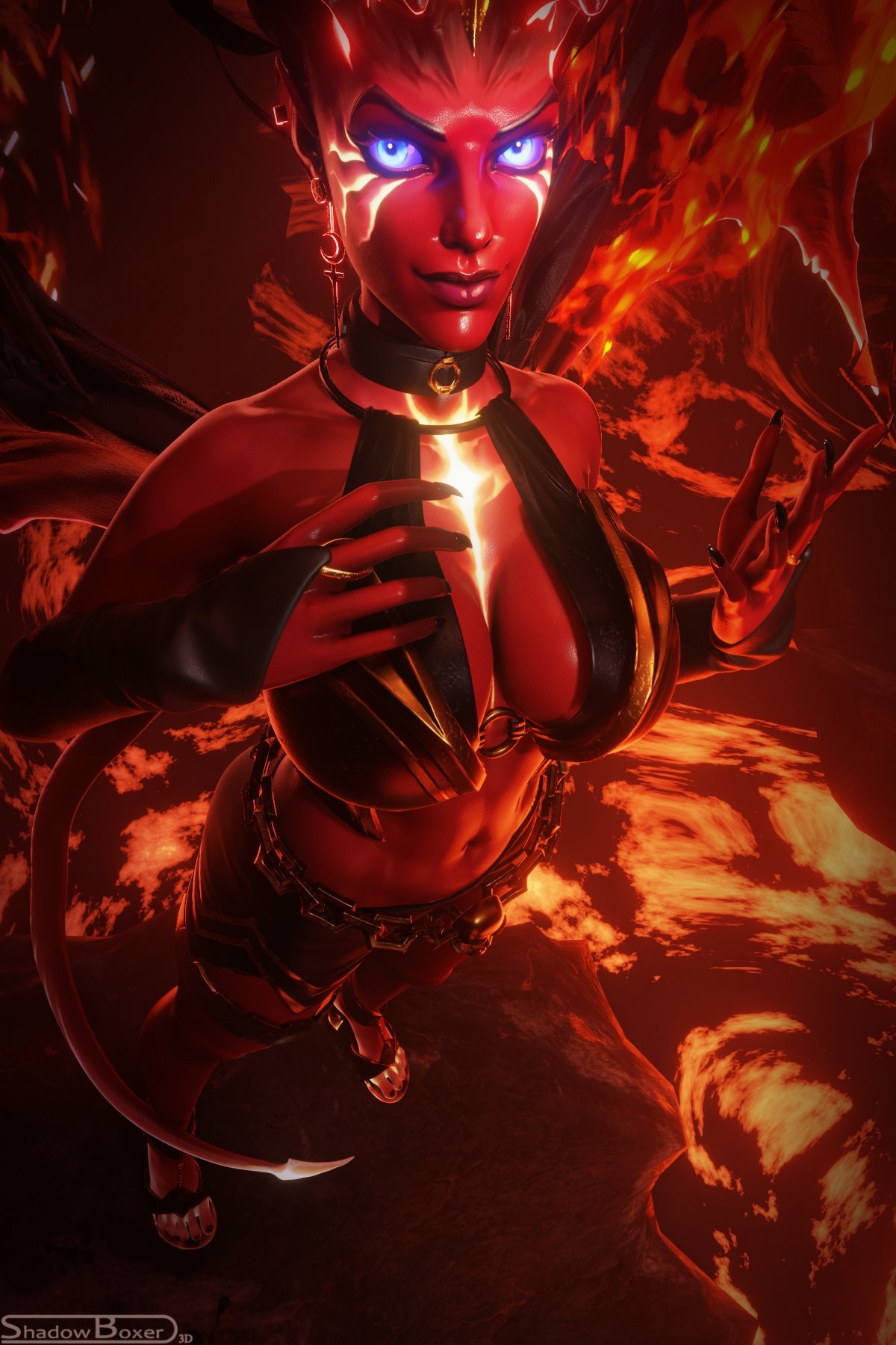 Queen of Pain Arcana  she is hot🥵  Boobs Ass Cake Big Ass Big Tits Tits Sexy Horny Face Horny 3d Porn