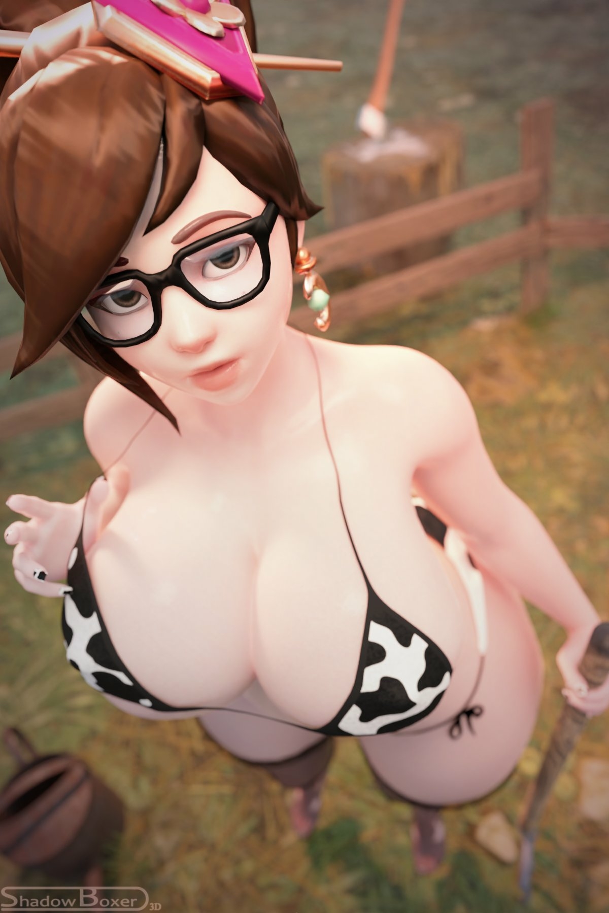 Mei s not sure about this new work uniform😇👀 Overwatch Mei (Overwatch) Lingerie Sexy Lingerie Ass Boobs Cake Big Ass Big Tits Tits Sexy Horny Face Horny 3d Porn