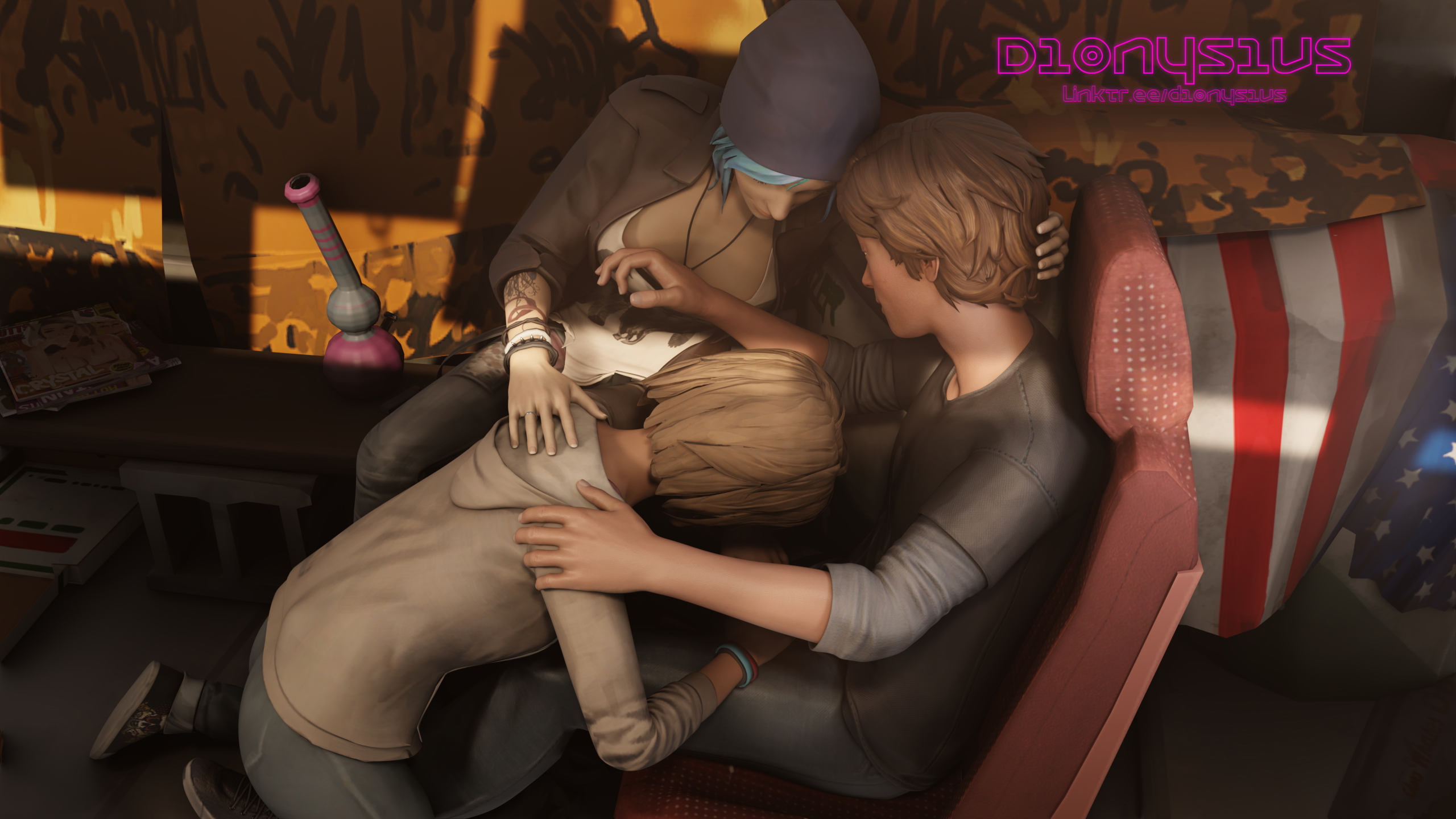 Life is 4/20 Life Is Strange Max Caulfield Chloe Price Warren Graham Vaginal Vaginal Penetration Vaginal Sex Standing Doggy Missionary 15