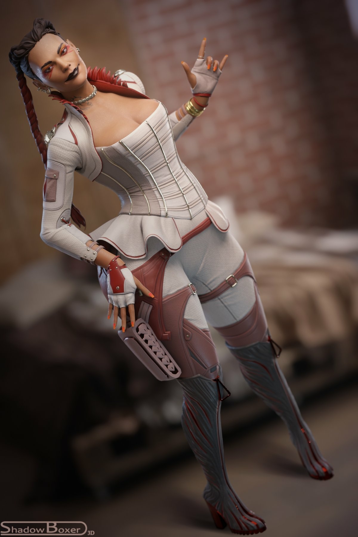 Loba  she is thicc😩 Loba Apex Legends Nipples Lingerie Sexy Lingerie Ass Boobs Cake Big Ass Big Tits Tits Sexy Horny Face Horny 3d Porn