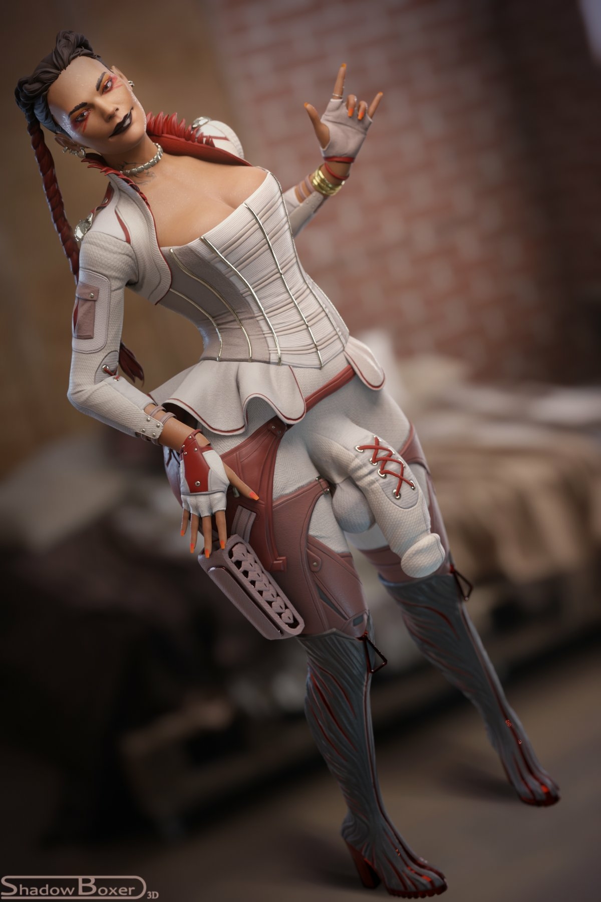 Loba meat versions🍆 Loba Apex Legends Futanari Futa Big Dick Dick Nipples Lingerie Sexy Lingerie Ass Boobs Cake Big Ass Big Tits Tits Sexy Horny Face Horny 3d Porn