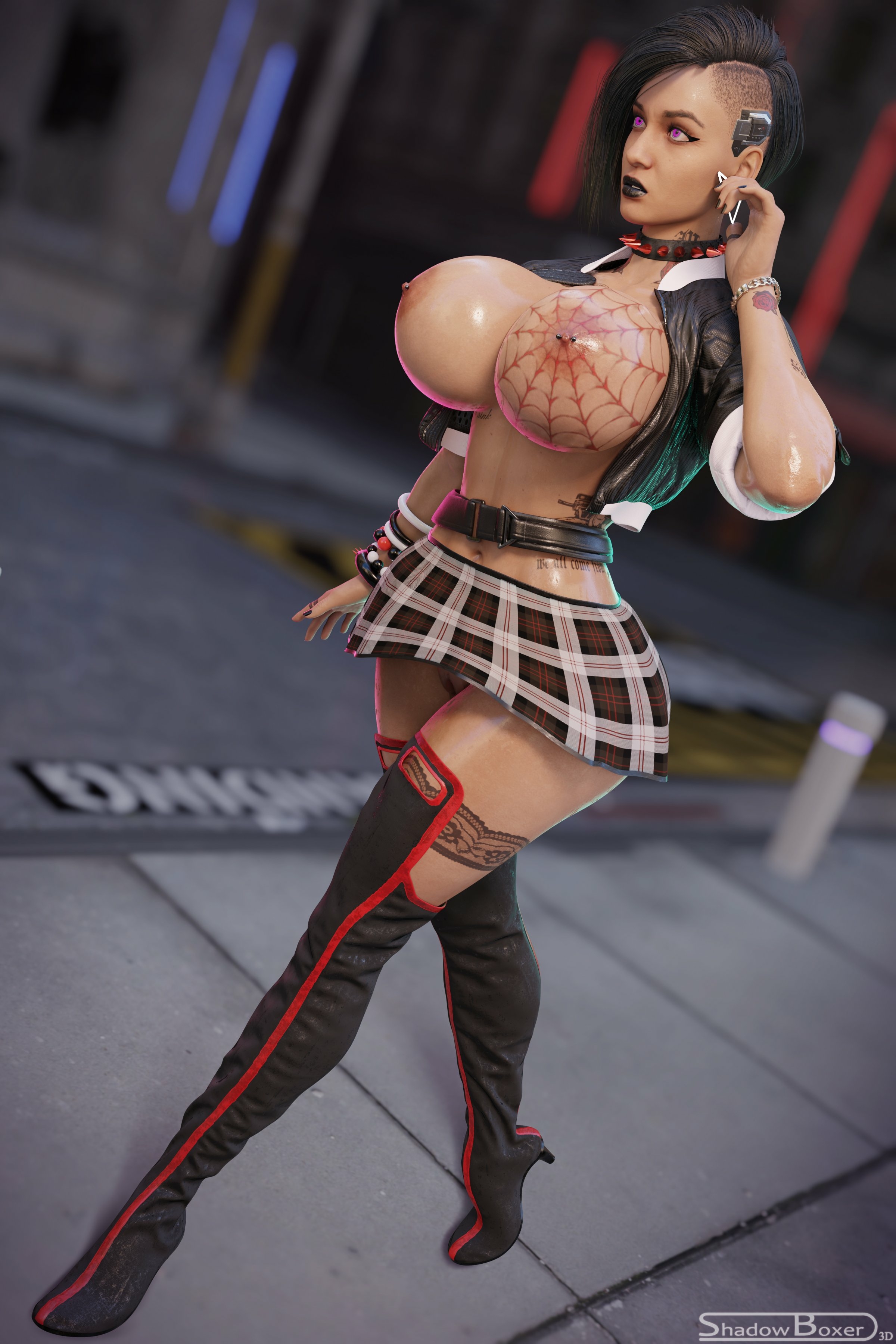 more  who should be the next cyberbimbo🤔? Judy Cyberpunk2077 Nipples Boobs Big boobs Ass Cake Big Ass Big Tits Tits Sexy Horny Face Horny 3d Porn