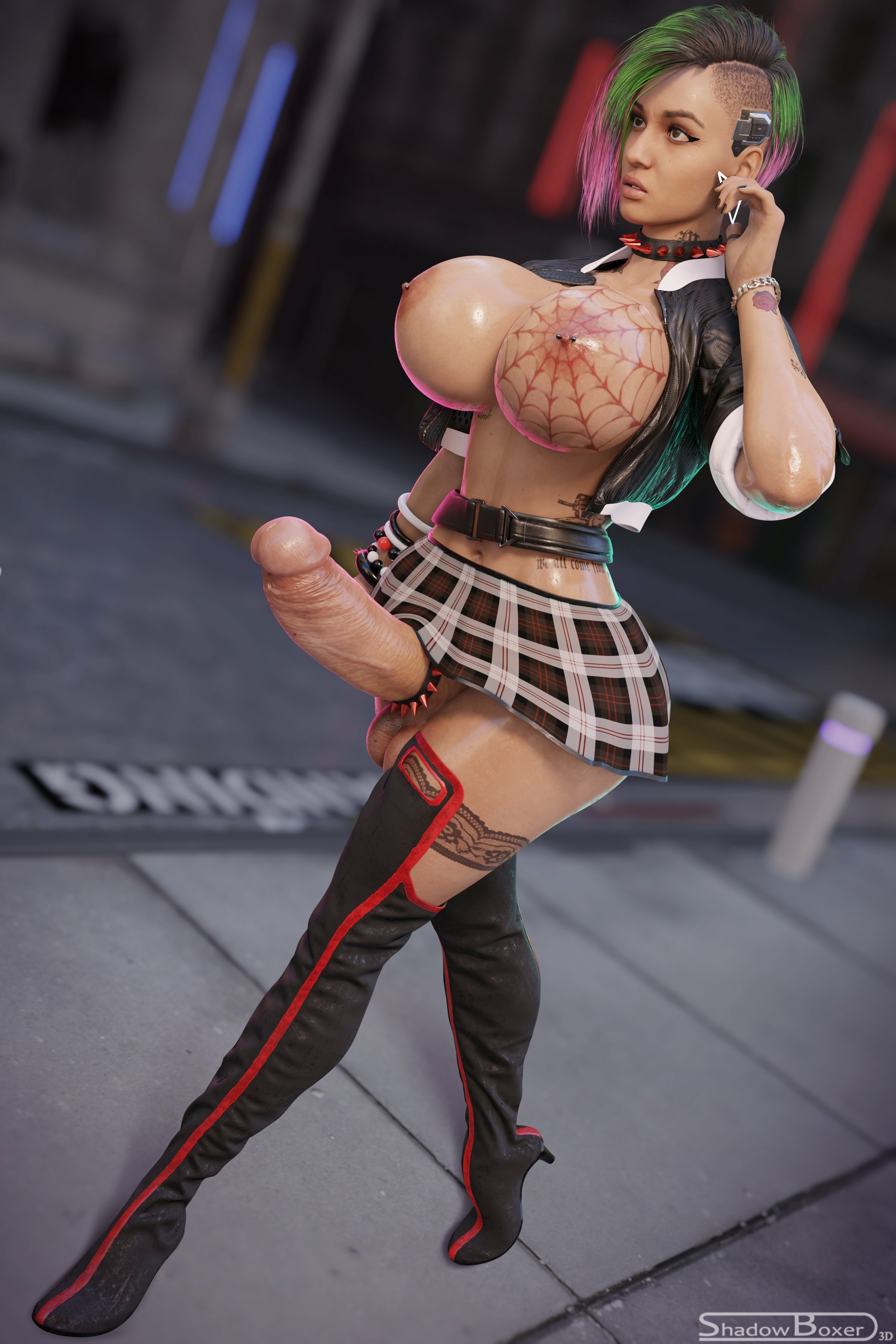 she can dance in my brain anyday🥵 Judy Cyberpunk2077 Futanari Futa Nipples Boobs Big boobs Ass Cake Big Ass Big Tits Tits Sexy Horny Face Horny 3d Porn 2