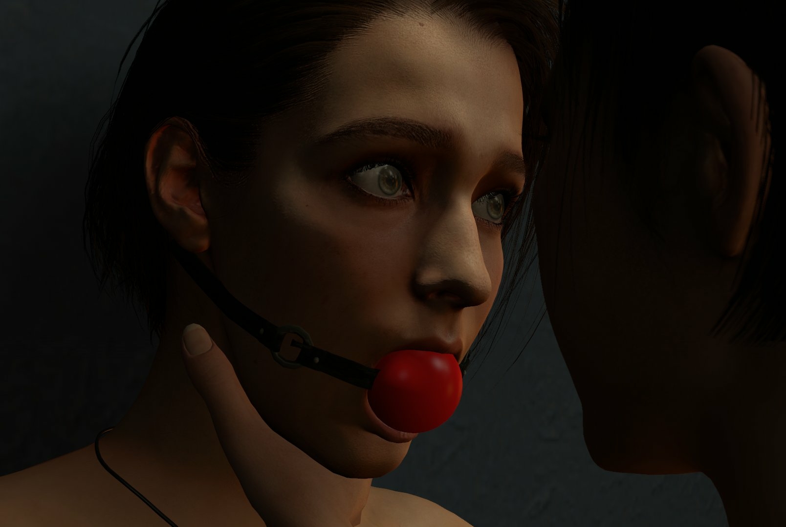Ada Jill Strapon and Ballgagged Ada Wong Resident Evil Strapon Vaginal Vaginal Penetration Boobs Big boobs Tits Ass Big Ass Cake Sexy Horny Face Horny 3d Porn 3