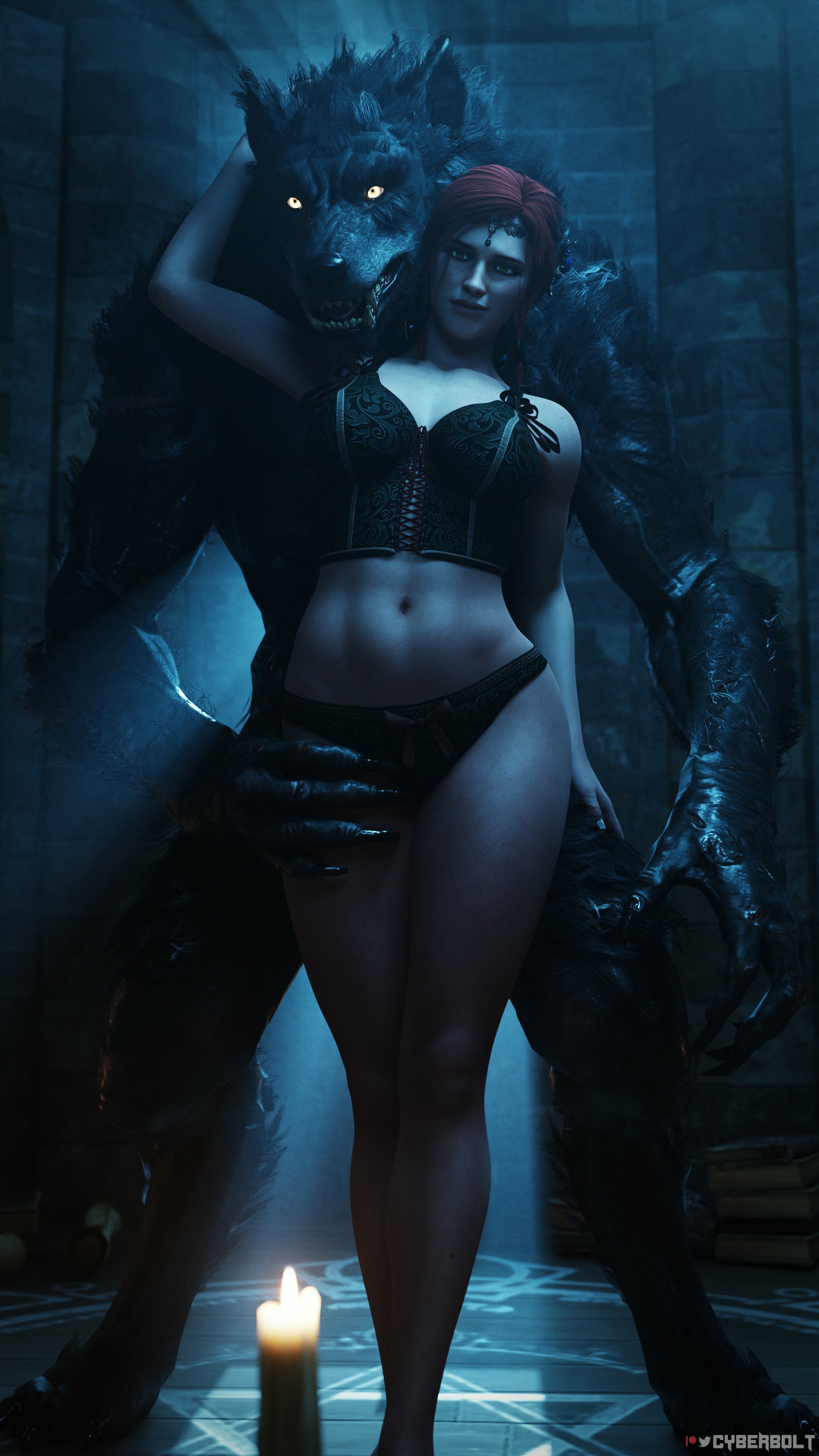 Triss Variant of the Yen Werewolf Images I did for Halloween this year. Enjoy :) Triss Merigold The Witcher Big Dick Dick Anal Anal Penetration Nipples Lingerie Sexy Lingerie Boobs Big boobs Tits Ass Big Ass Cake Sexy Horny Face Horny 3d Porn