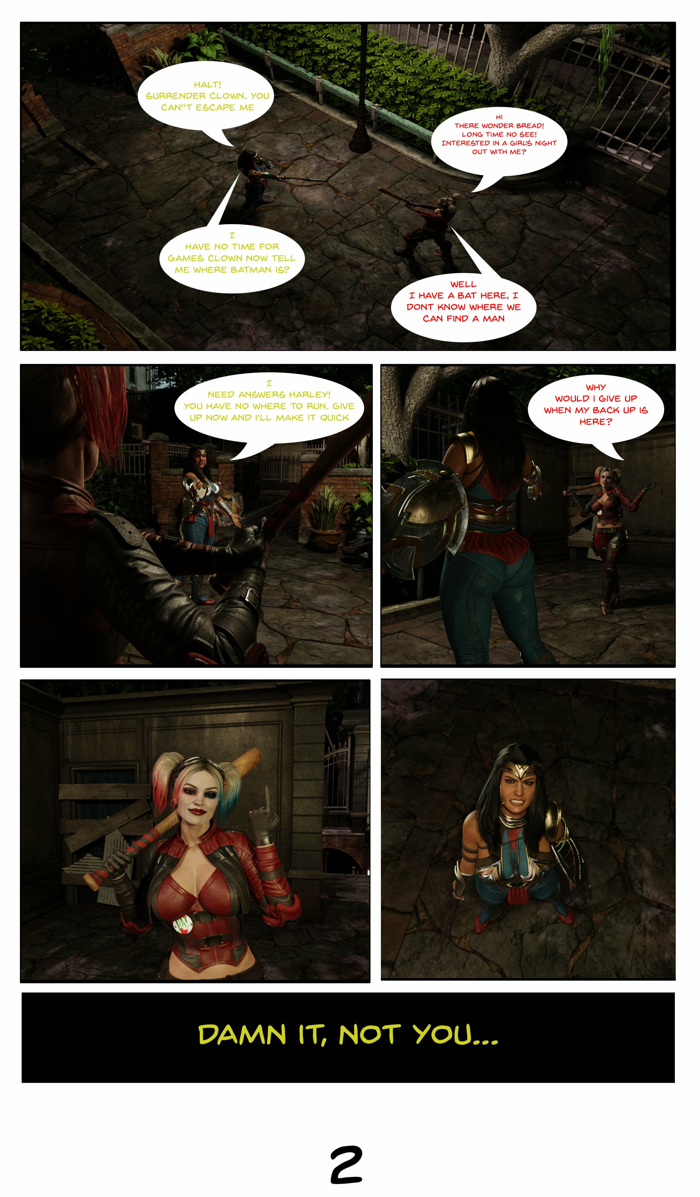 Hey guys here is the first two pages part of the new series?  Welcome to Injustice The Futa Among Us. Harley Quinn Suicide Squad Boobs Big boobs Big Tits Cake Ass Big Ass Sexy Horny Face Horny 3d Porn 2