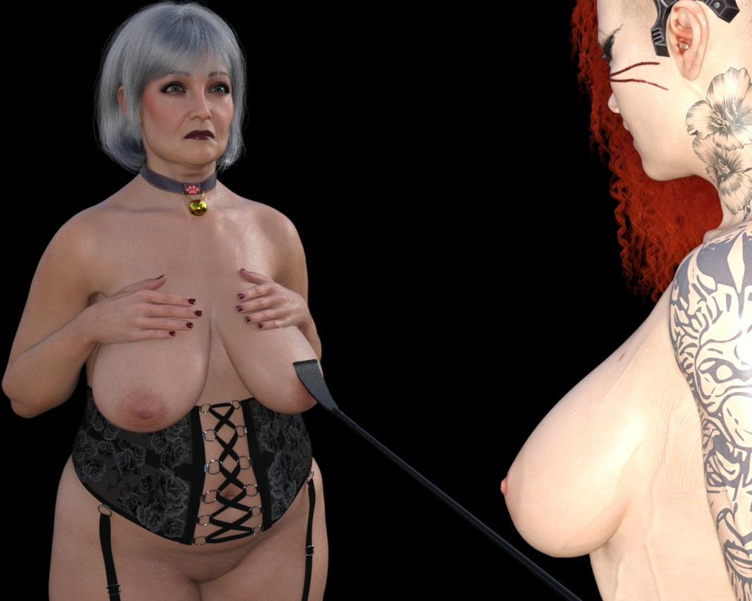 First attempts to work with DAZ 3D. I think I found a new hobby  Bdsm Collar Whip 5