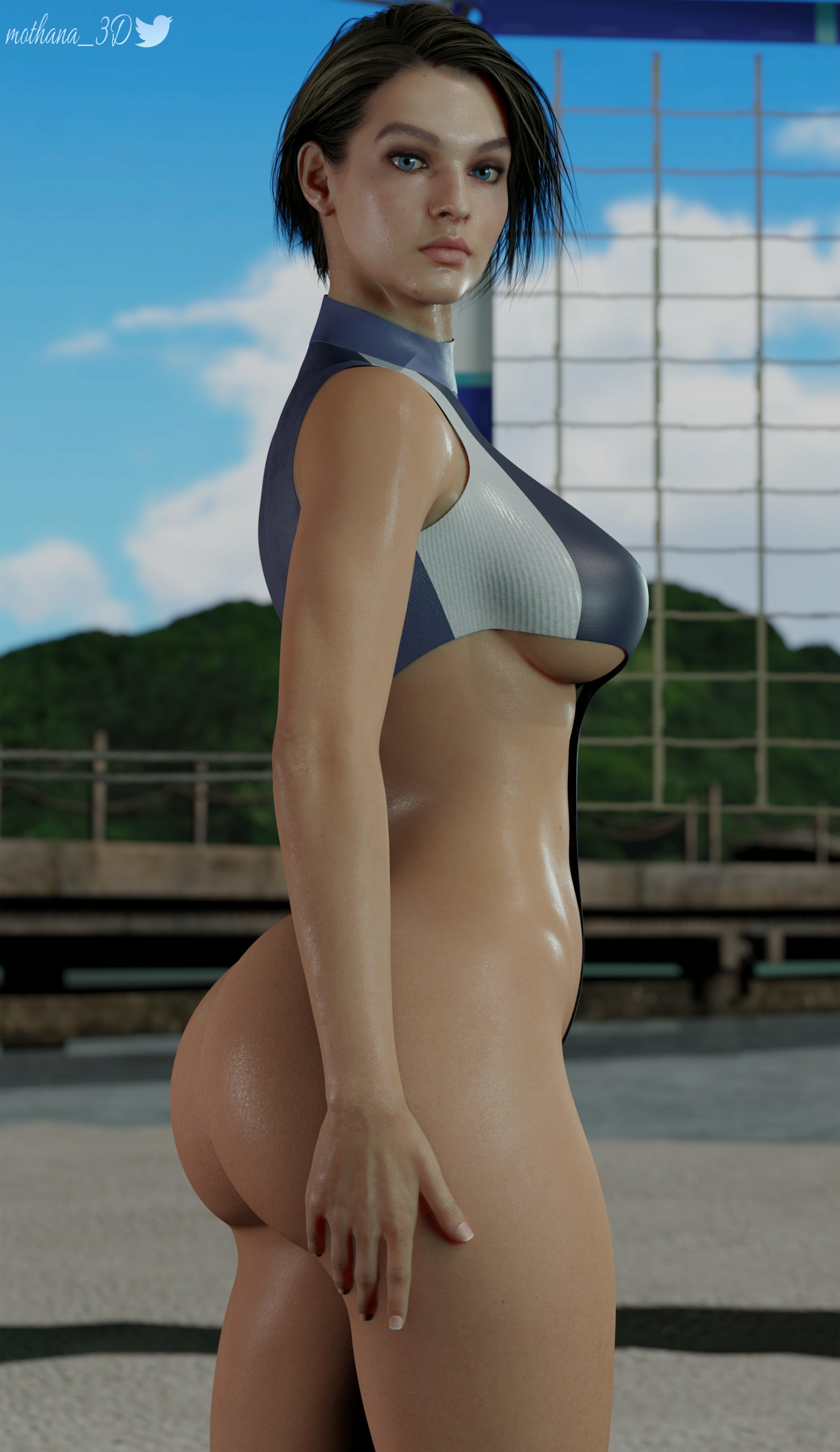 Jilly in a vacation she went to the beach to have some fun🥰🍑 Resident Evil Jill Valentine Sexy Lingerie Lingerie Boobs Big boobs Big Tits Ass Big Ass Sexy Horny Face Horny 3d Porn