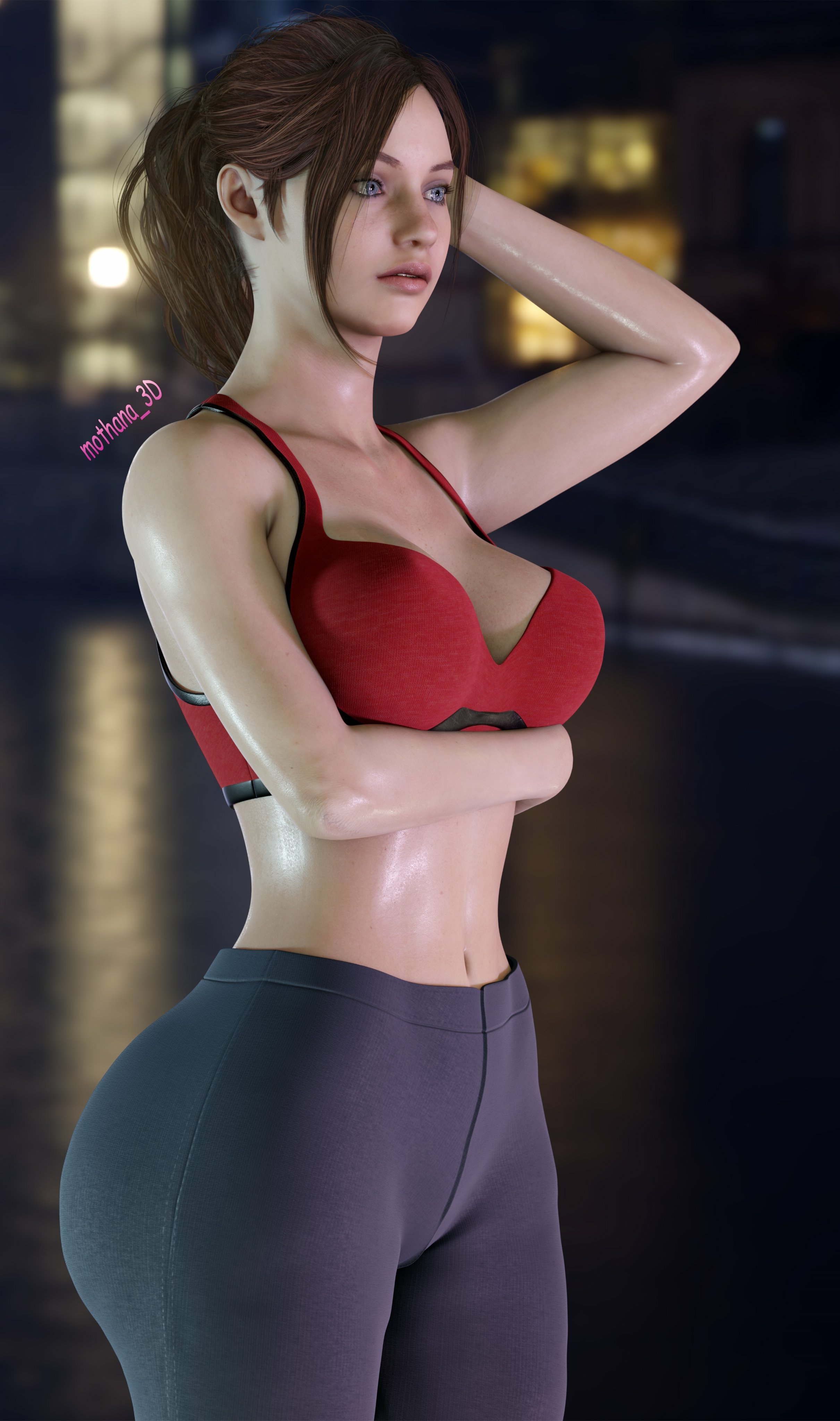 ClaireRedfield 💖✨ Resident Evil Claire Redfield Nipples Pussy Lingerie Sexy Lingerie Boobs Big boobs Big Tits Ass Big Ass Sexy Horny Face Horny 3d Porn 2
