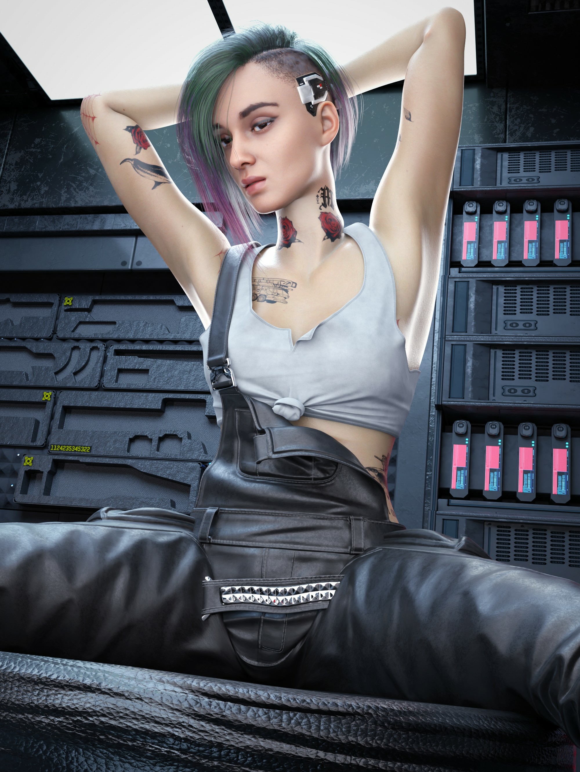 judy nipples Judy Alvarez Cyberpunk2077 Nipples Ass Big Ass Big boobs Big Tits Horny Face Horny Sexy 3d Porn