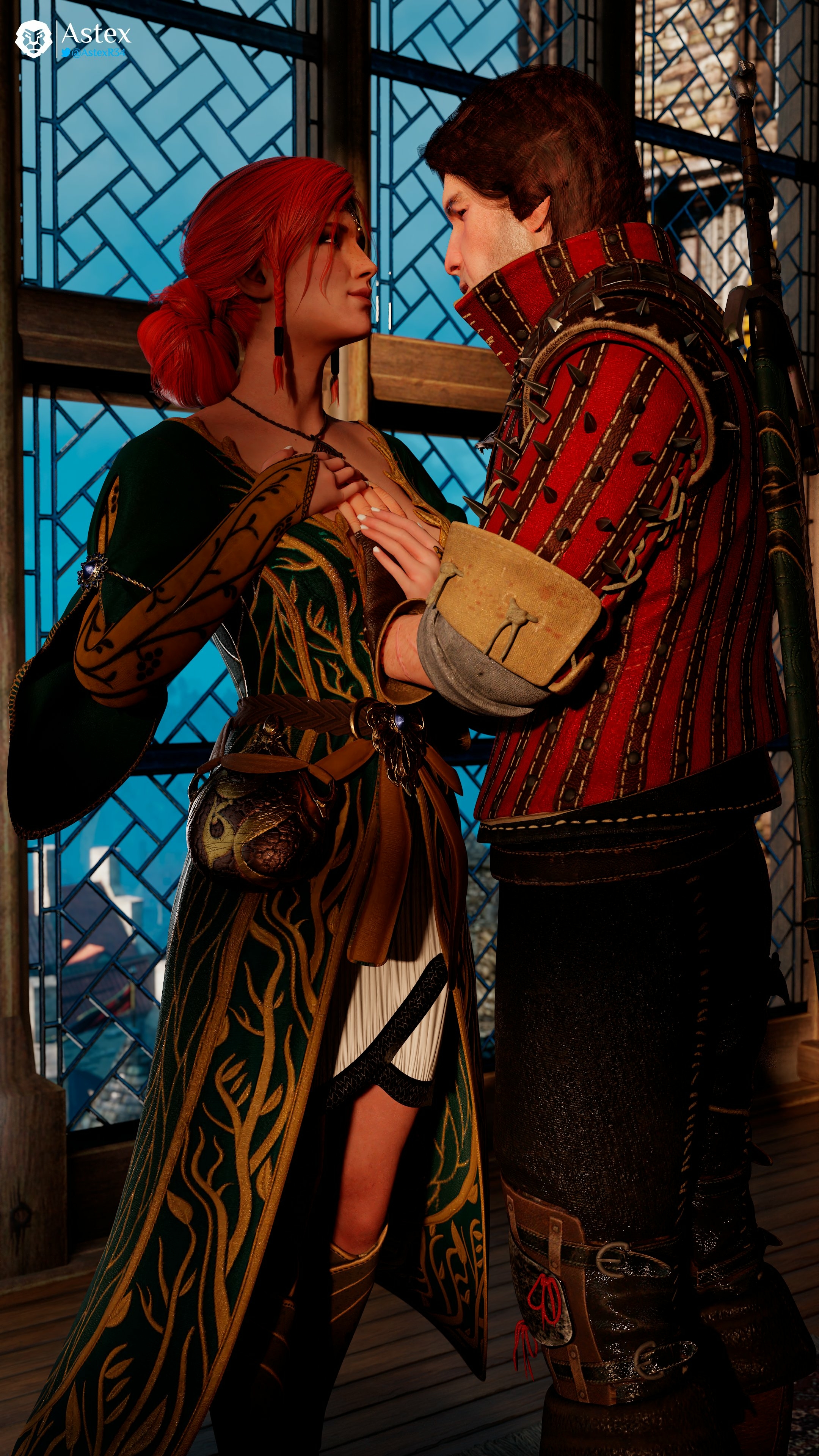 Do they fit together?🥰 Triss Merigold The Witcher Lingerie Sexy Lingerie Boobs Big boobs Big Tits Tits Ass Big Ass Cake Sexy Horny Face Horny 3d Porn