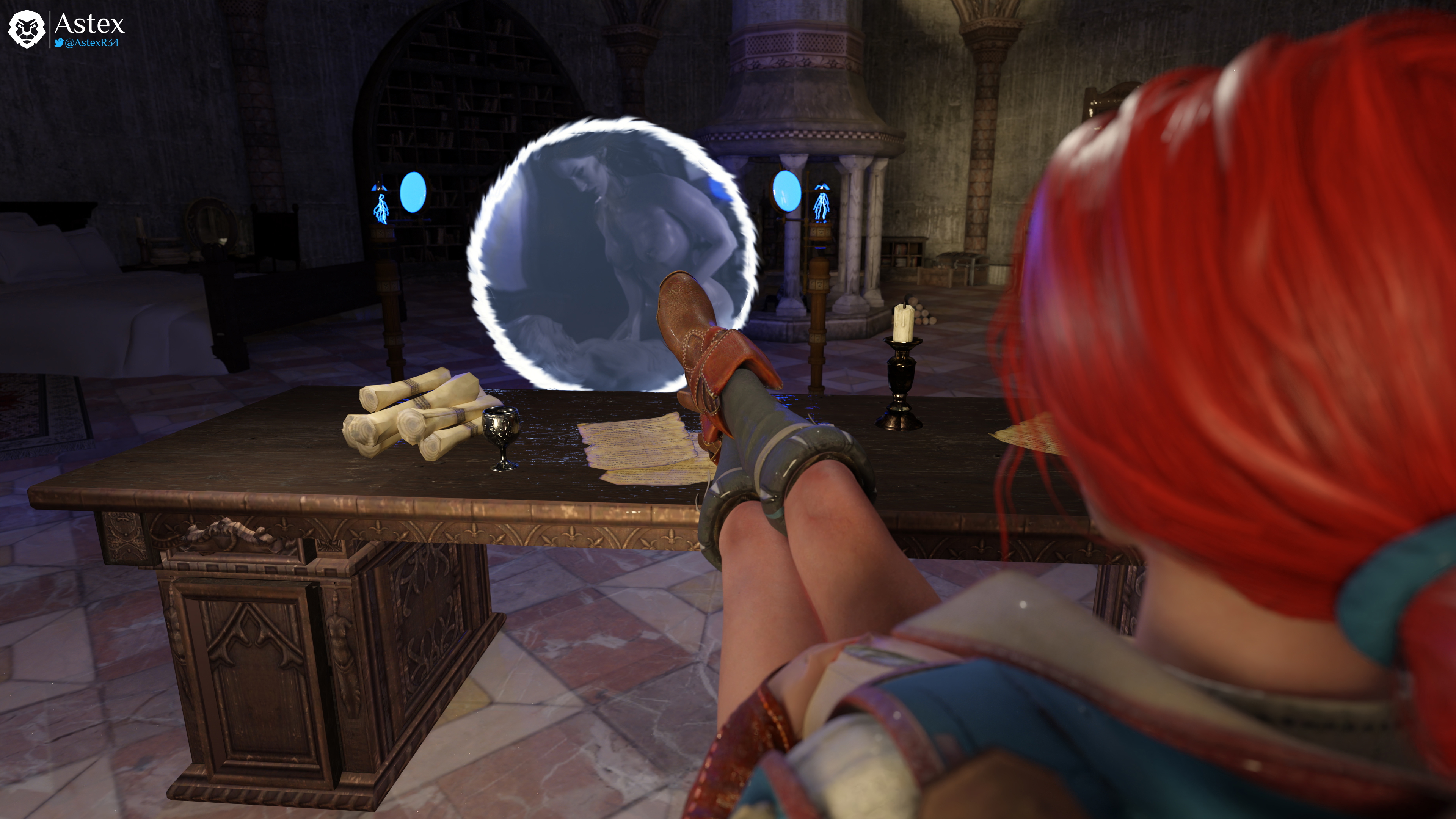Sorceress also masturbate 😏 The Witcher Triss Merigold Boobs Big boobs Big Tits Tits Ass Big Ass Cake Sexy Horny Face Horny 3d Porn 2