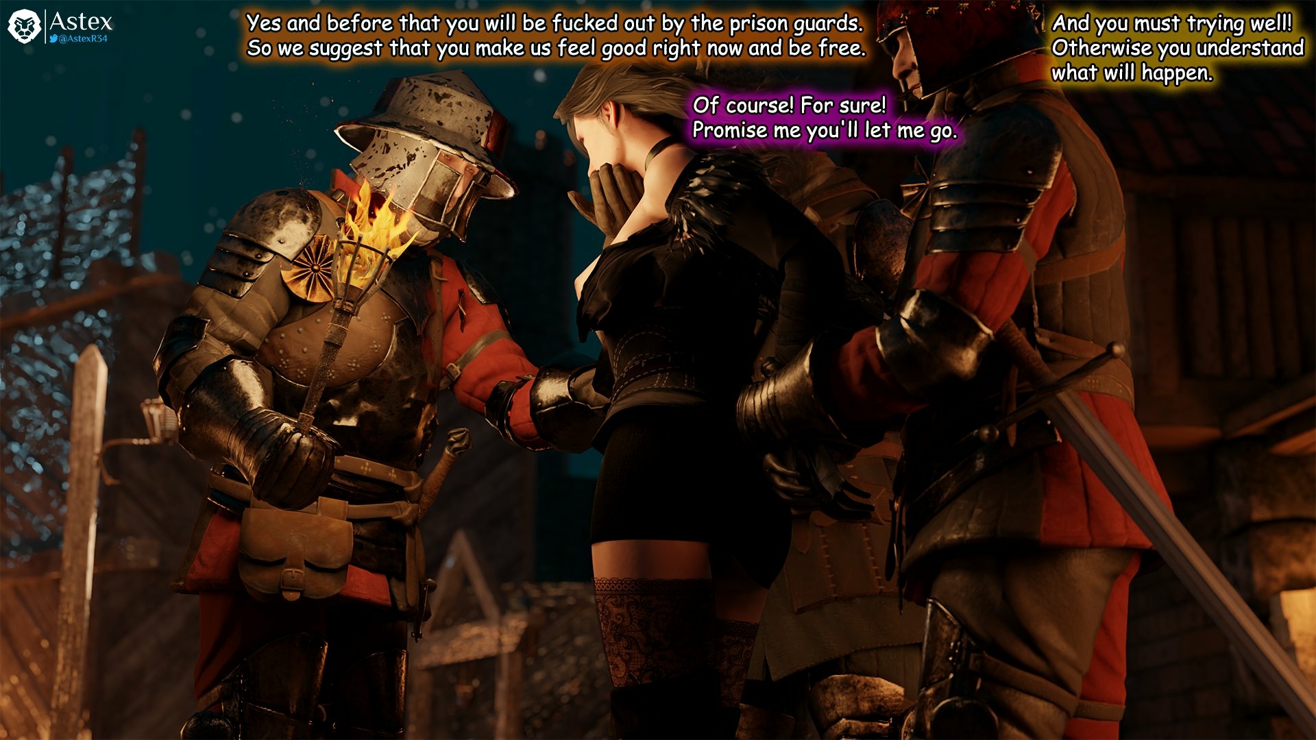 Comic. Whores.  Part two. Yennefer in arrest The Witcher Yennefer di Vengerberg Nipples Pink Nipples Big Dick Dick Oral Sex Oral Big boobs Big Tits Tits Ass Big Ass Cake Sexy Horny Face Horny 3d Porn 2