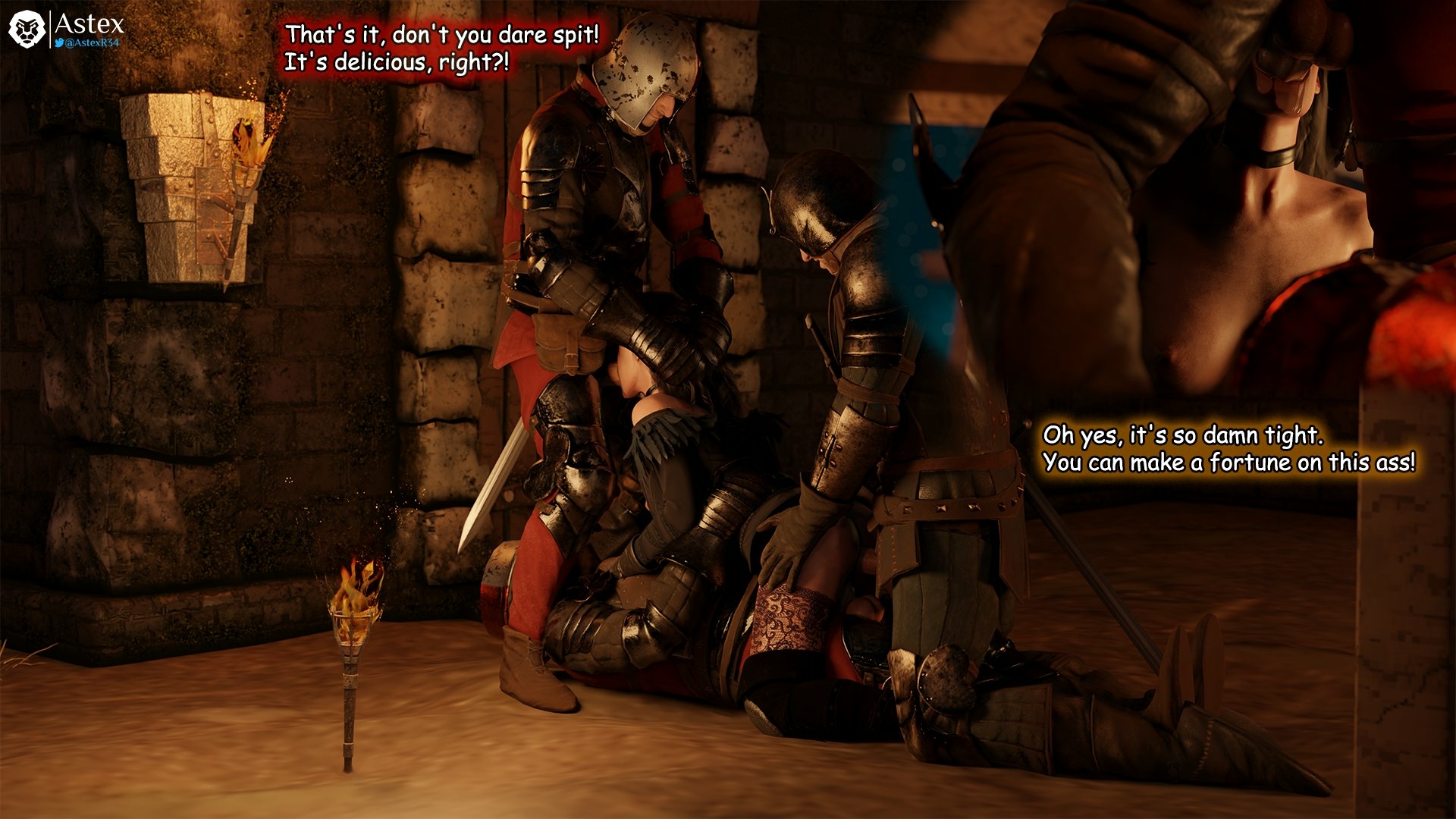 Comic. Whores.  Part two. Yennefer in arrest The Witcher Yennefer di Vengerberg Nipples Pink Nipples Big Dick Dick Oral Sex Oral Big boobs Big Tits Tits Ass Big Ass Cake Sexy Horny Face Horny 3d Porn 3