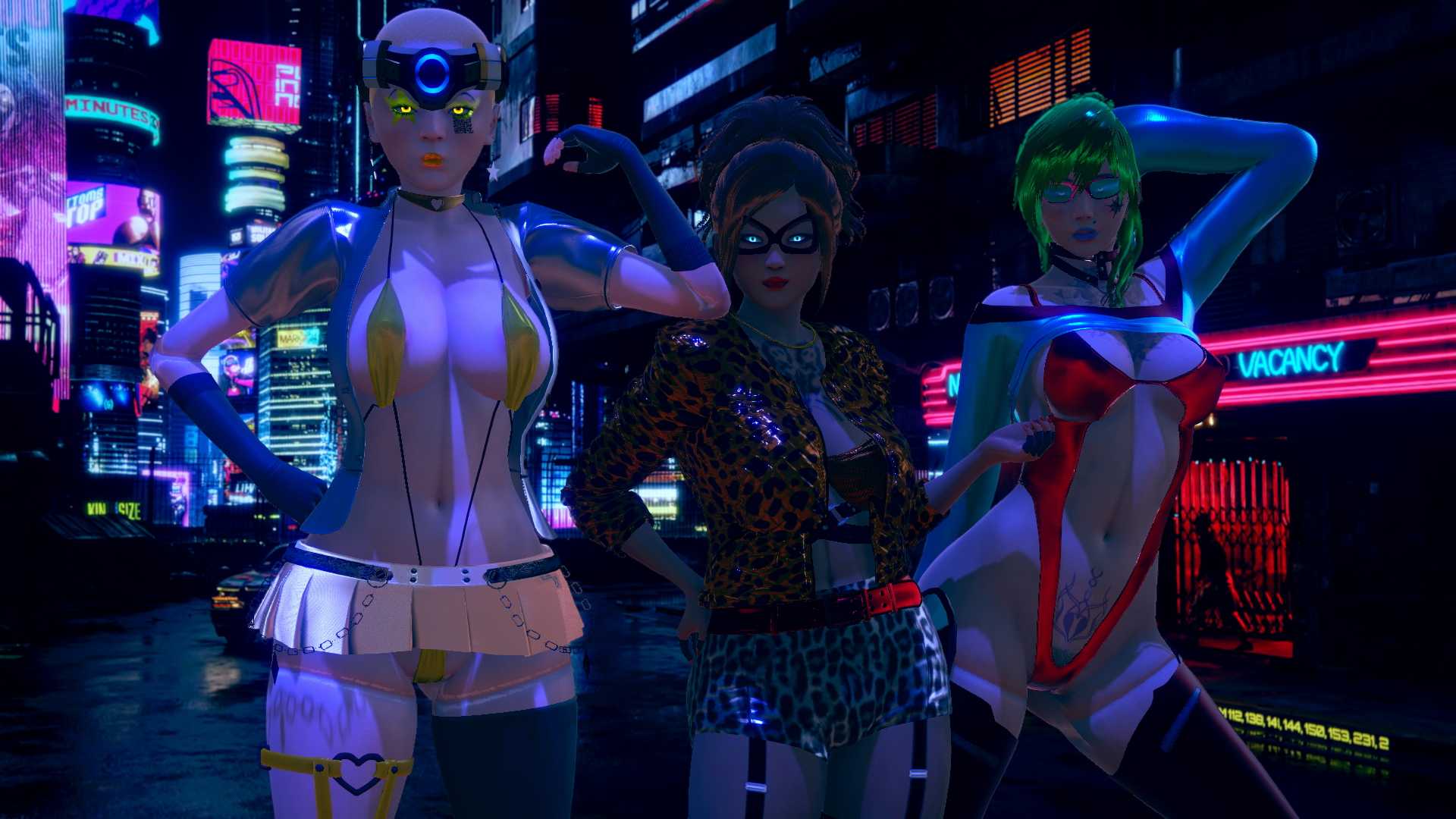 Cybergirls  Cyberpunk Nude Hairy Pussy 7