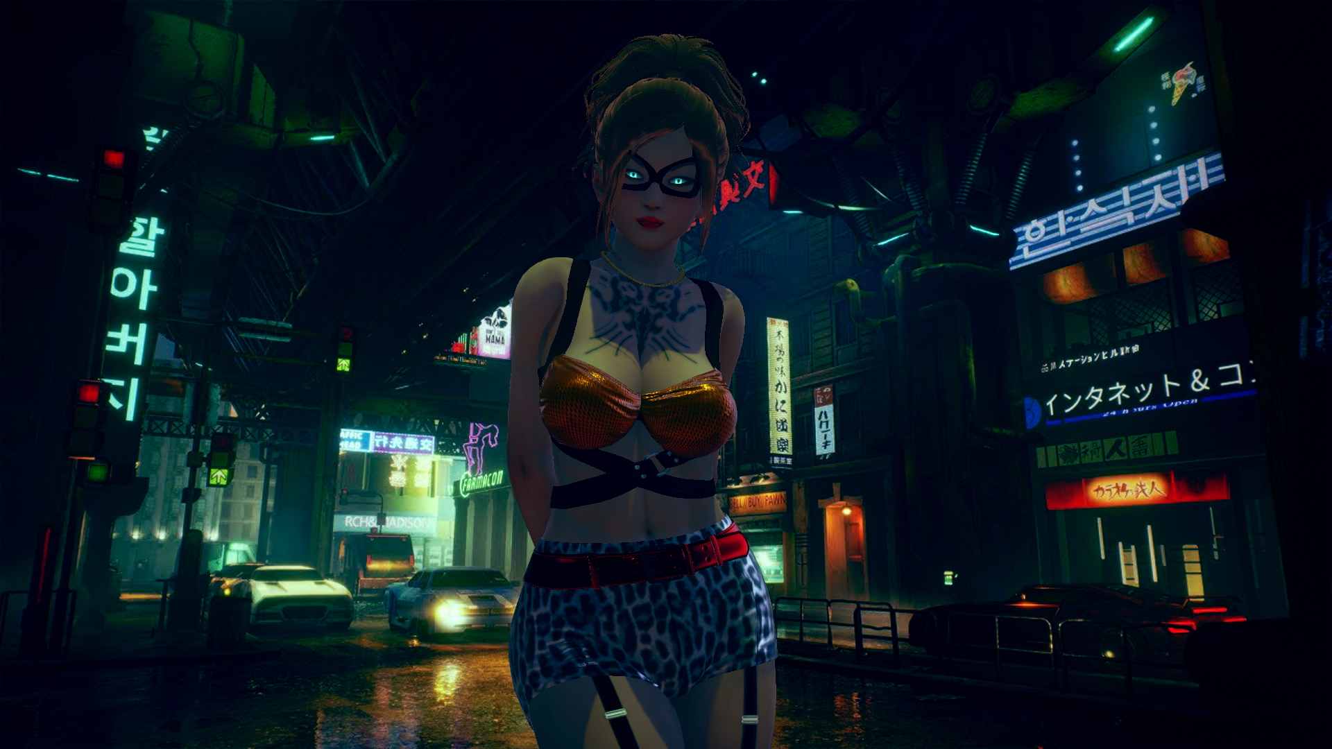 Cybergirls  Cyberpunk Nude Hairy Pussy 8