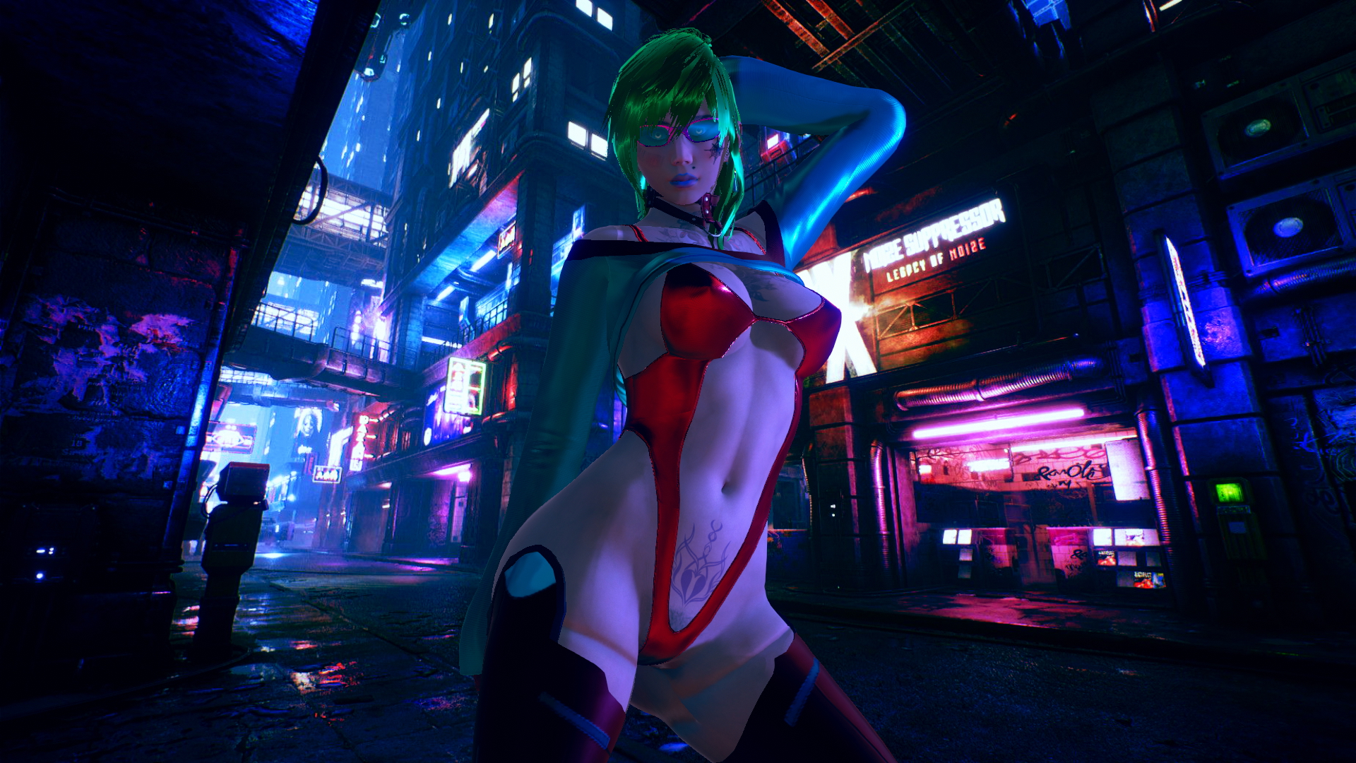 Cybergirls  Cyberpunk Nude Hairy Pussy 10