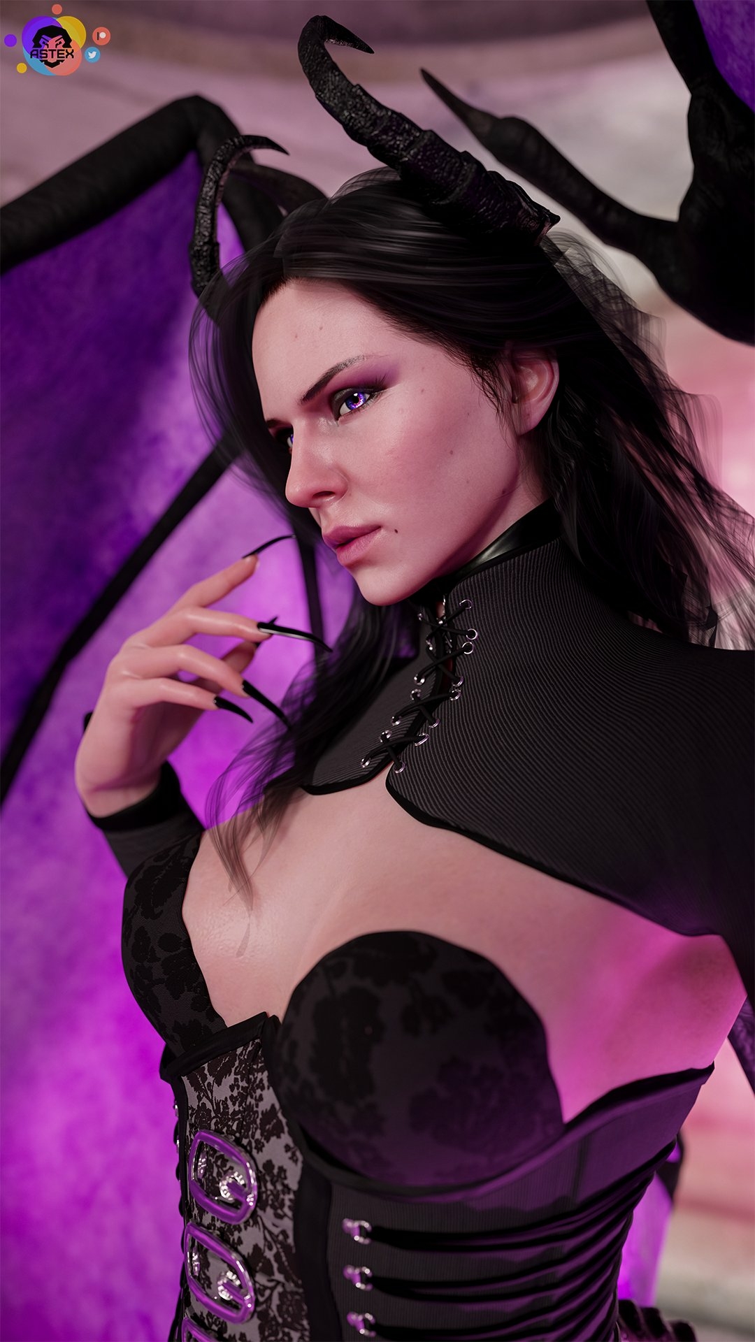 Yen Succubus The Witcher Yennefer di Vengerberg Nipples Lingerie Boobs Big boobs Big Tits Tits Ass Big Ass Cake Sexy Horny Face Horny 3d Porn 3