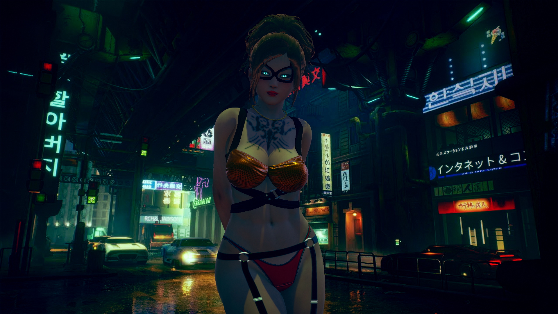 Cybergirls  Cyberpunk Nude Hairy Pussy 15