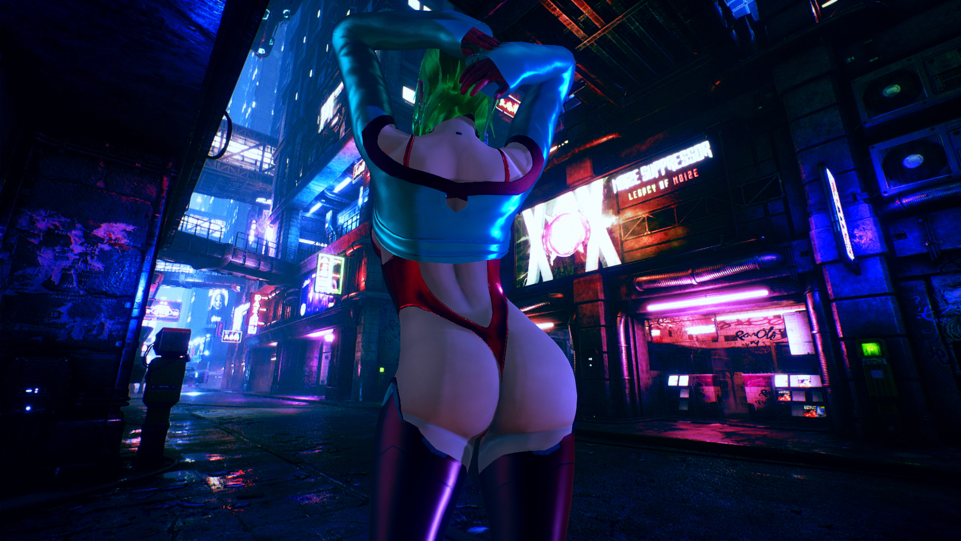 Cybergirls  Cyberpunk Nude Hairy Pussy 17