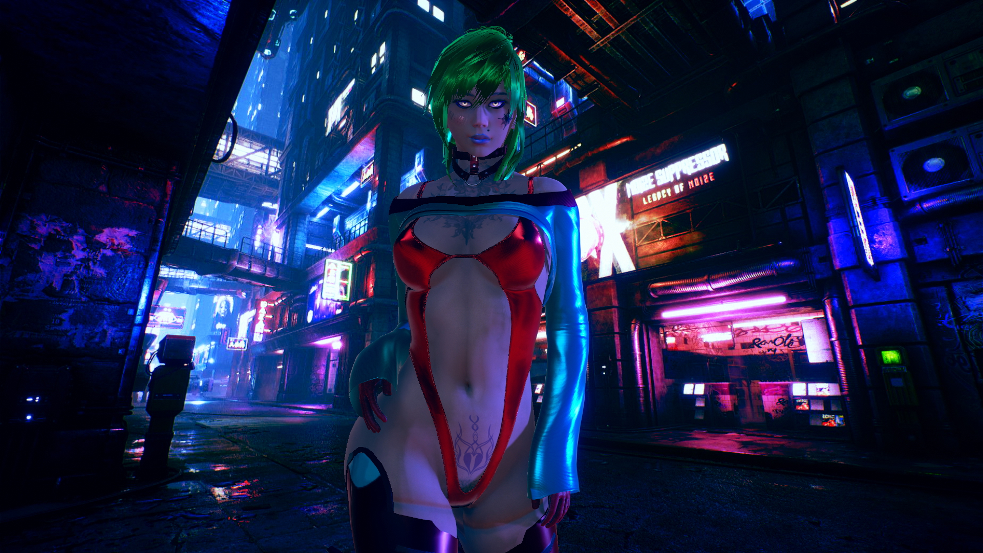 Cybergirls  Cyberpunk Nude Hairy Pussy 20