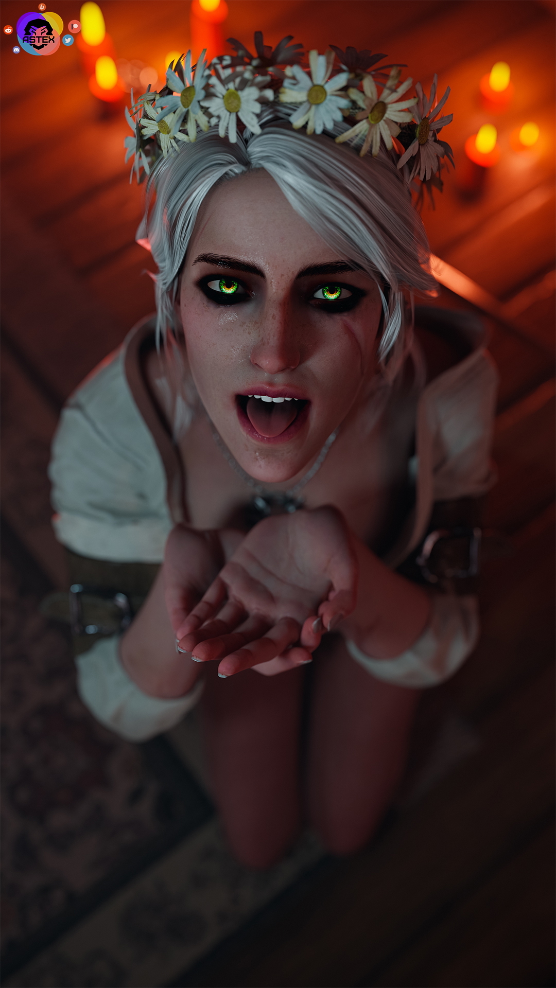 The Mega The Witcher Ciri (The Witcher) Nipples Lingerie Sexy Lingerie Boobs Big boobs Big Tits Ass Big Ass Cake Sexy Horny Face Horny 3d Porn 2