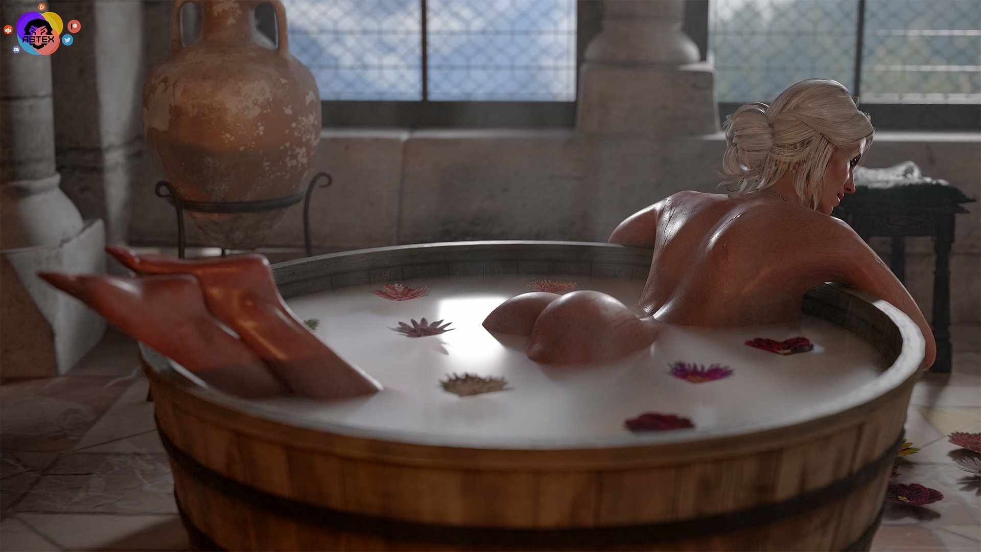 Not porn  erotic 🥰 The Witcher Ciri (The Witcher) Boobs Big boobs Big Tits Ass Big Ass Cake Sexy Horny Face Horny 3d Porn 2