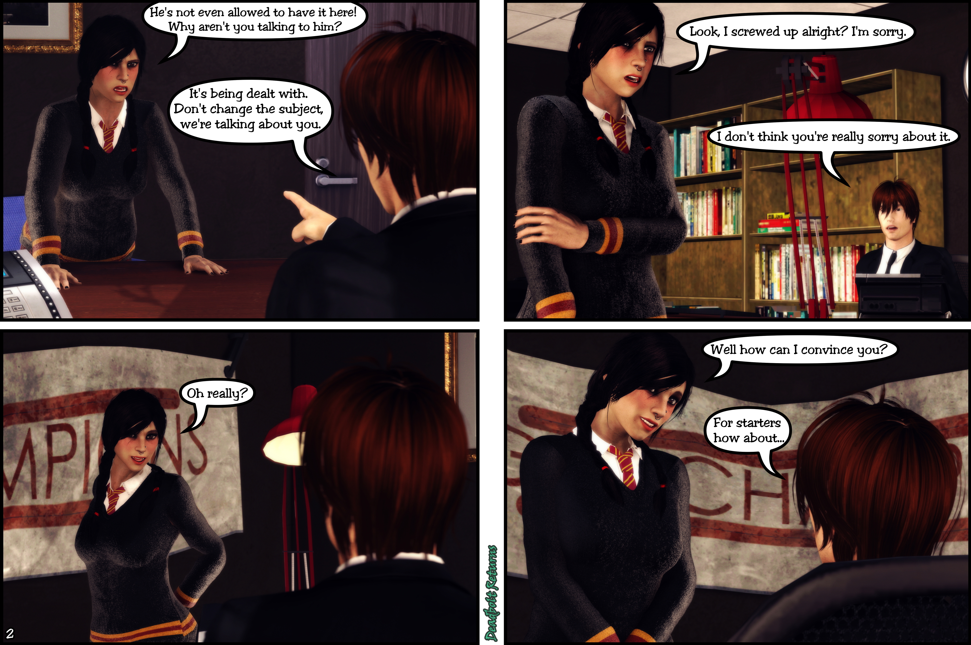 Principal s Discipline [Comic] Heather Morrison Original Sextape In Hell Original Character Original Series Deadbolt (oc) Nsfw 3dnsfw Sfm Source Filmmaker 3d Porn Comic Comics 3