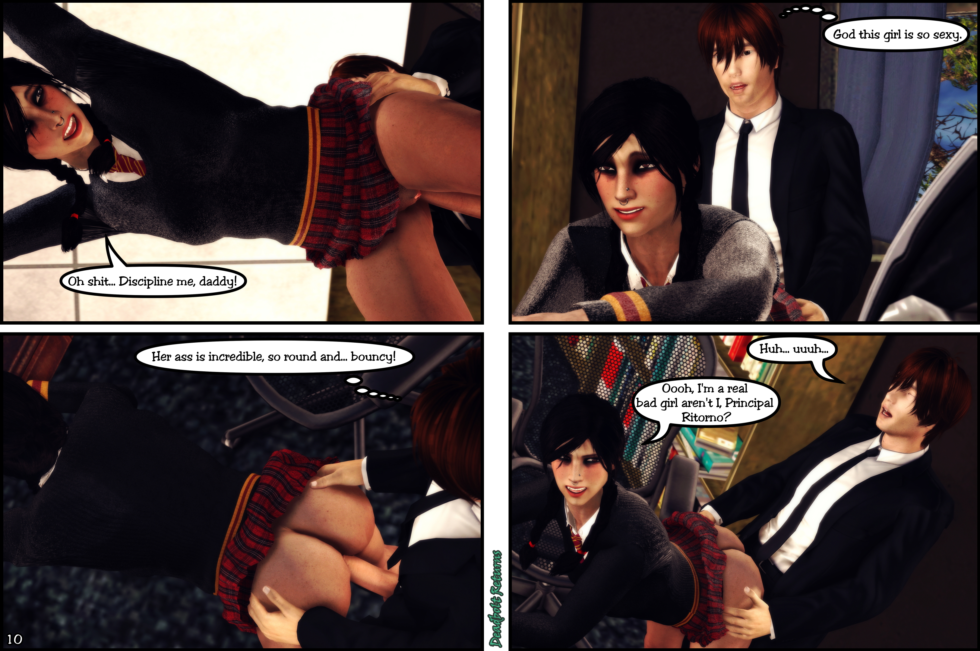Principal s Discipline [Comic] Heather Morrison Original Sextape In Hell Original Character Original Series Deadbolt (oc) Nsfw 3dnsfw Sfm Source Filmmaker 3d Porn Comic Comics 11