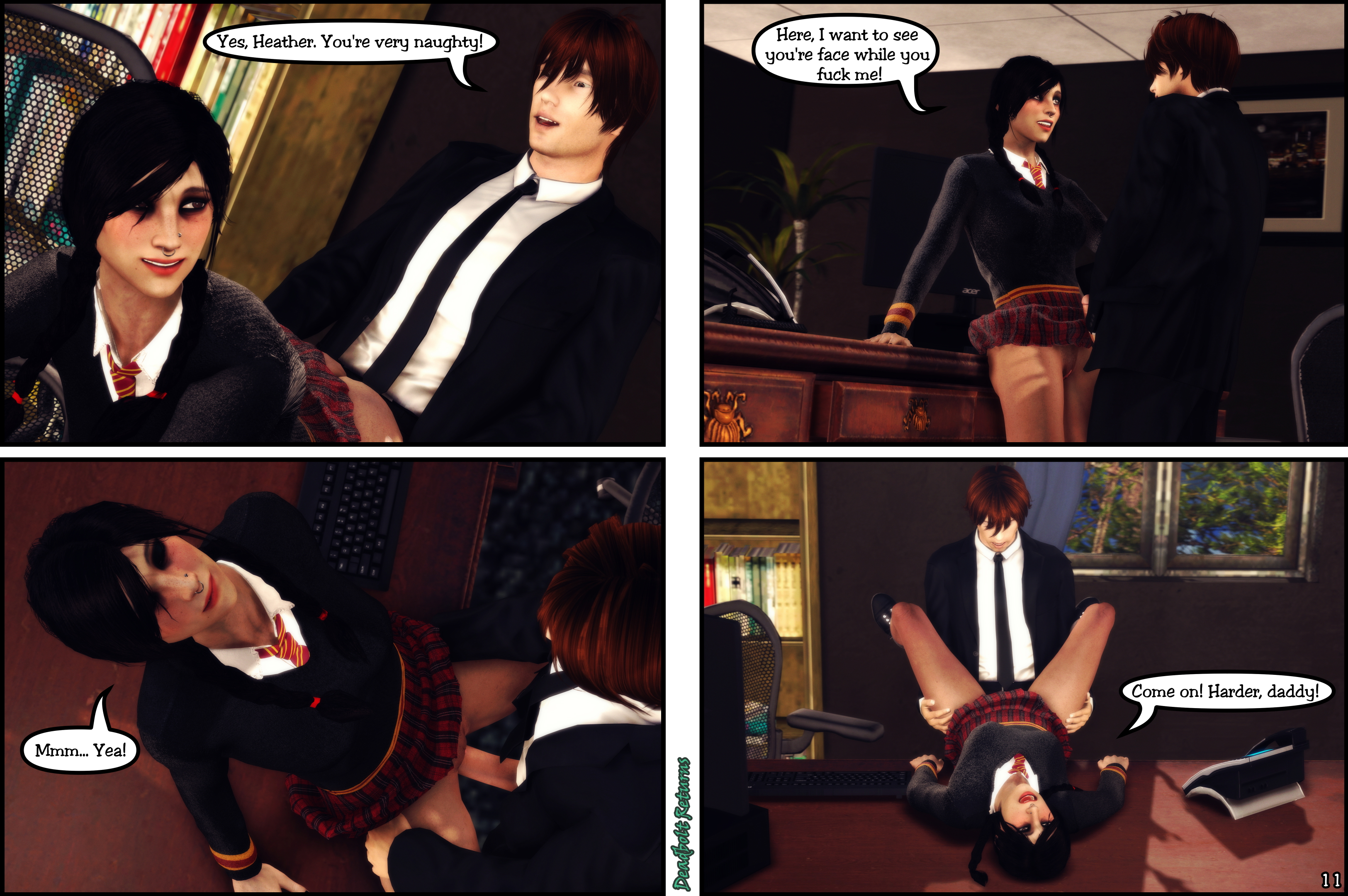 Principal s Discipline [Comic] Heather Morrison Original Sextape In Hell Original Character Original Series Deadbolt (oc) Nsfw 3dnsfw Sfm Source Filmmaker 3d Porn Comic Comics 12