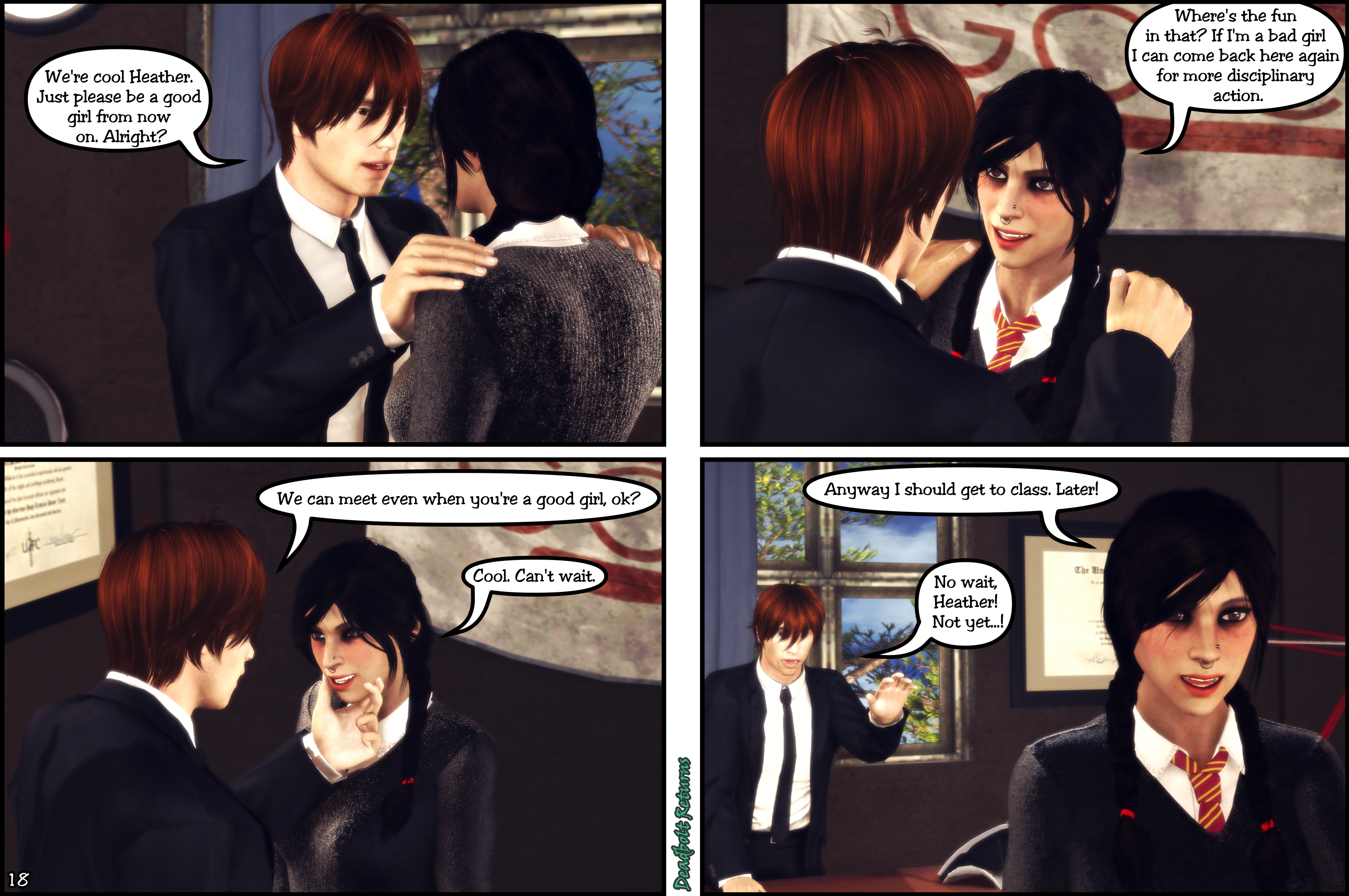 Principal s Discipline [Comic] Heather Morrison Original Sextape In Hell Original Character Original Series Deadbolt (oc) Nsfw 3dnsfw Sfm Source Filmmaker 3d Porn Comic Comics 19