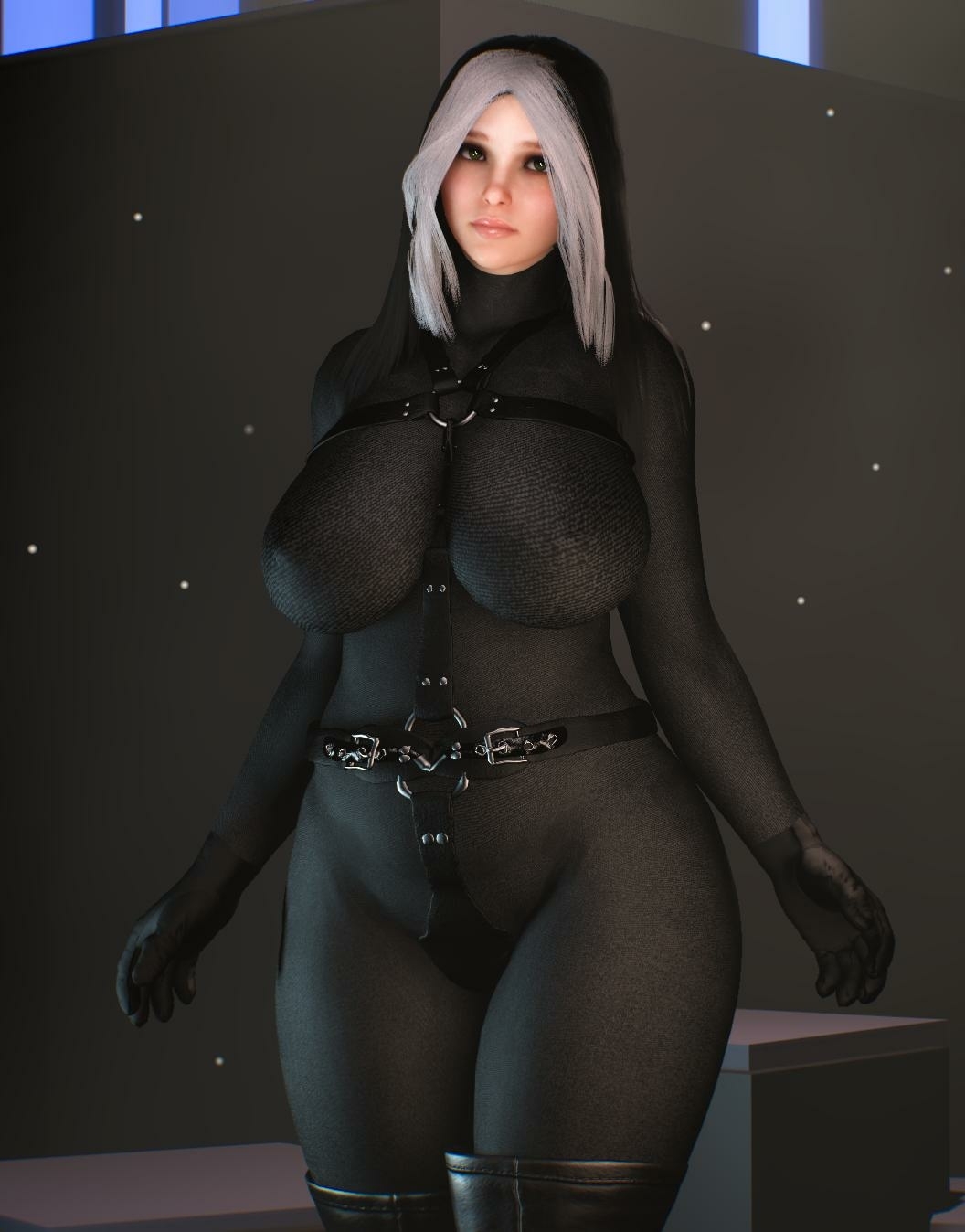 Rogue - Pogstyle Rogue Xmen Thicc Curvy Model Busty Huge Boobs Rule34 5