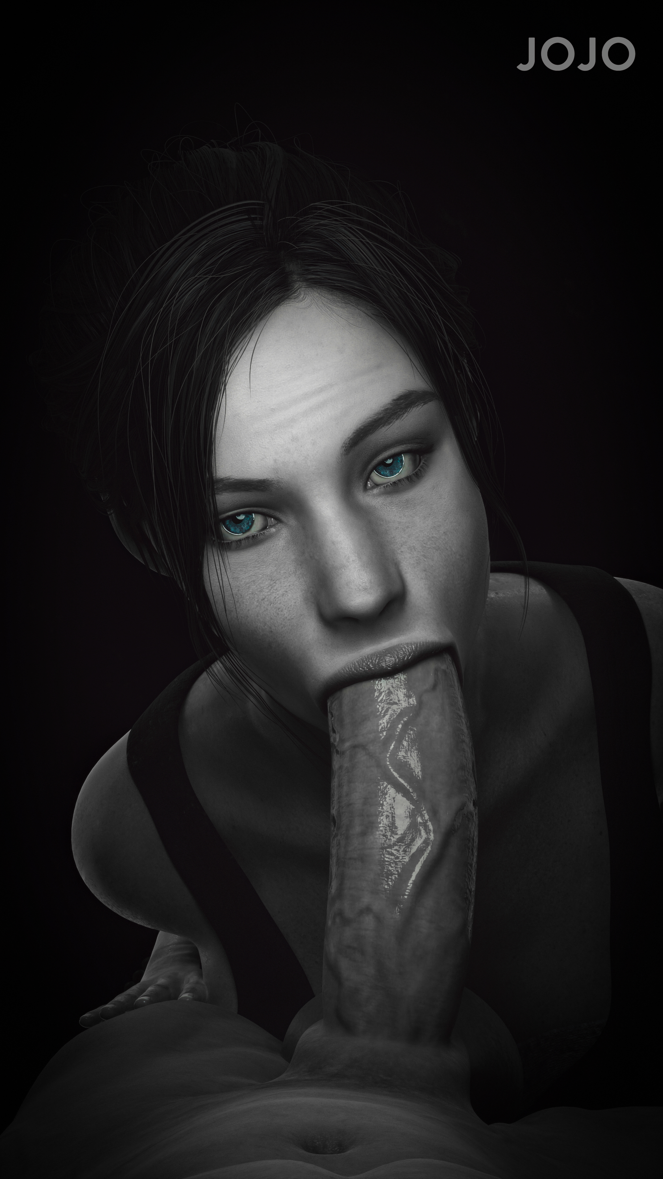 Claire Blowjob Claire Redfield Resident Evil Resident Evil 2 Remake Blowjob Sucking Cock Big Cock Huge Cock Fellatio Sexy 2