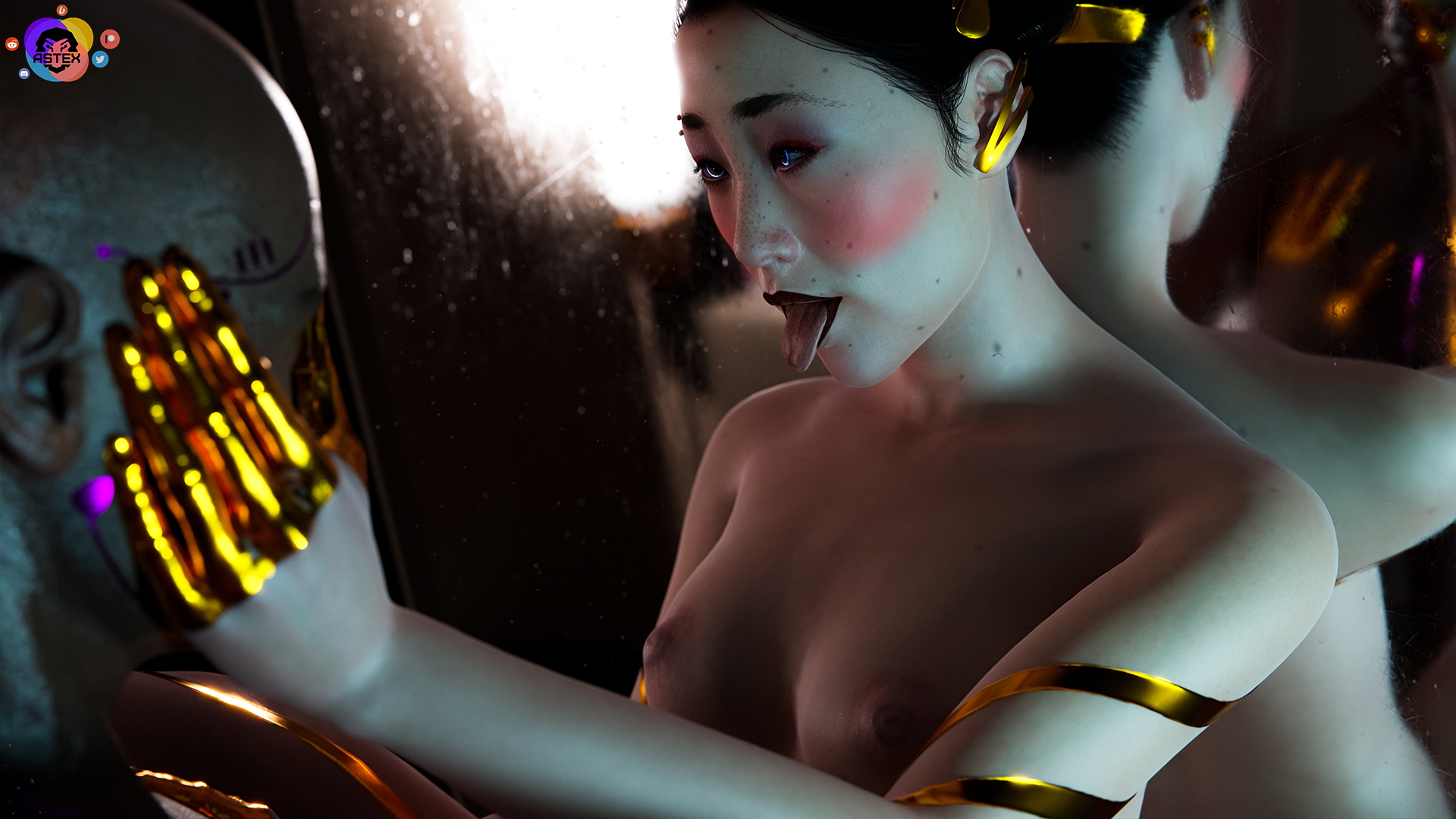 Hanako. Ecstasy. Commission. Hanako Arasaka Street Fighter Big Dick Dick Vaginal Vaginal Penetration Nipples Pink Nipples Boobs Big boobs Big Tits Ass Big Ass Cake Sexy Horny Face Horny 3d Porn 2