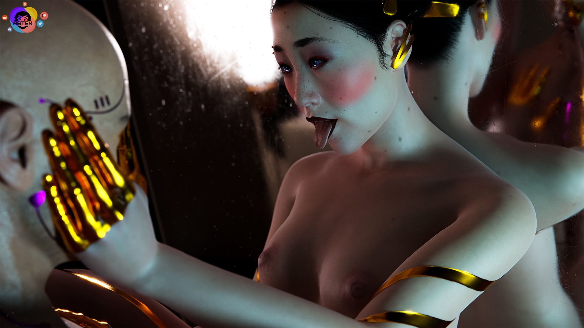 Hanako. Ecstasy. Commission. 2 Hanako Arasaka Street Fighter Big Dick Dick Vaginal Vaginal Penetration Nipples Pink Nipples Boobs Big boobs Big Tits Ass Big Ass Cake Sexy Horny Face Horny 3d Porn 2
