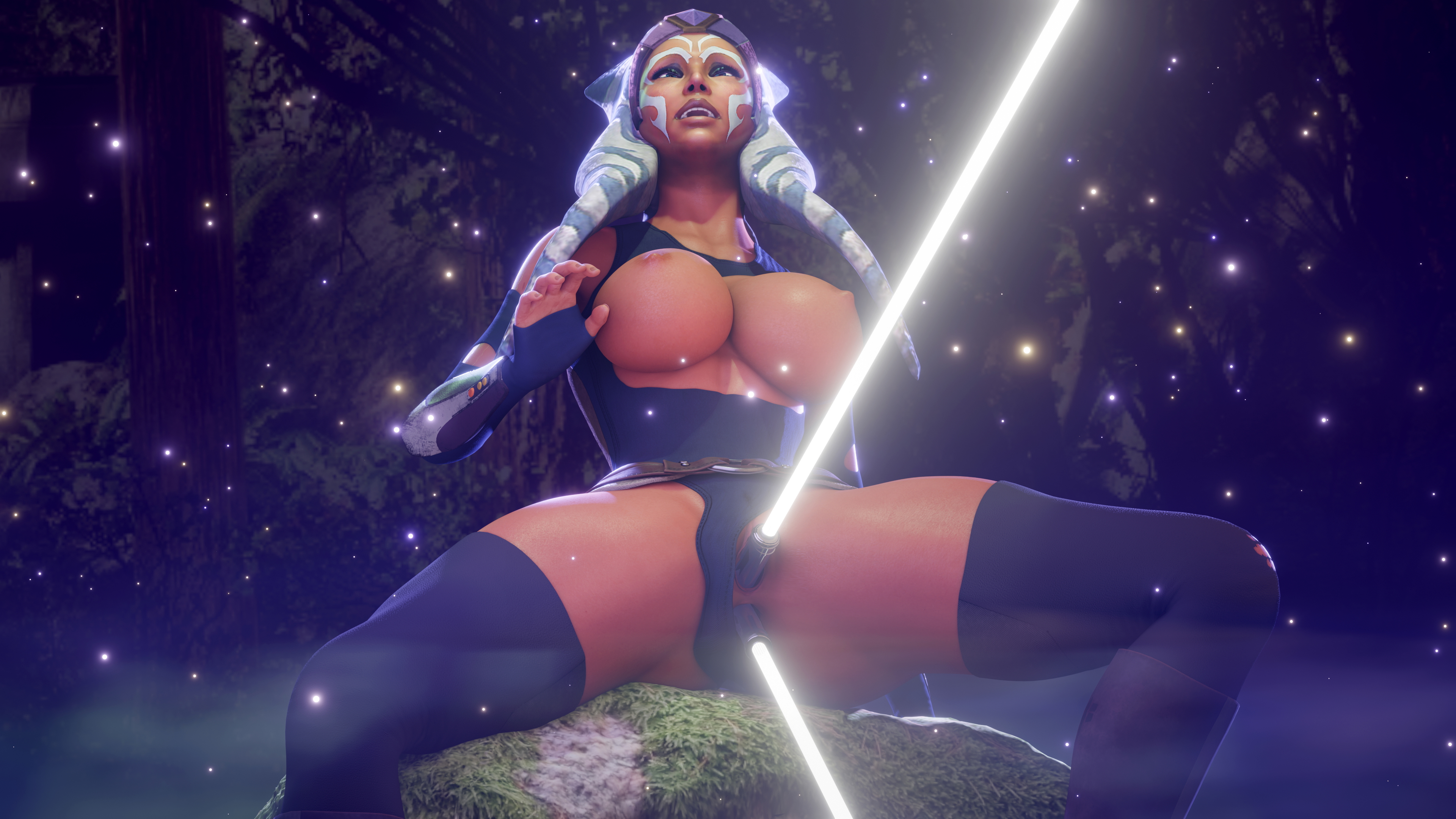 May the 4th be with you Ahsoka Tano Ahsoka Starwars Star Wars 3d Porn Object Insertion Double Penetration