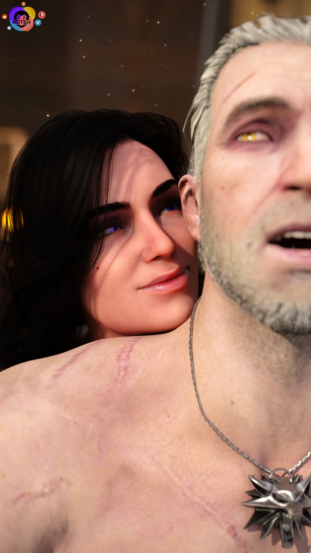 Yennefer and Geralt. Mutual love💕 The Witcher Yennefer di Vengerberg Ciri (The Witcher) Strapon Anal Anal Penetration Big Dick Dick Nipples Pink Nipples Pussy Boobs Big boobs Big Tits Big Ass Cake Sexy Horny Face Horny 3d Porn 2